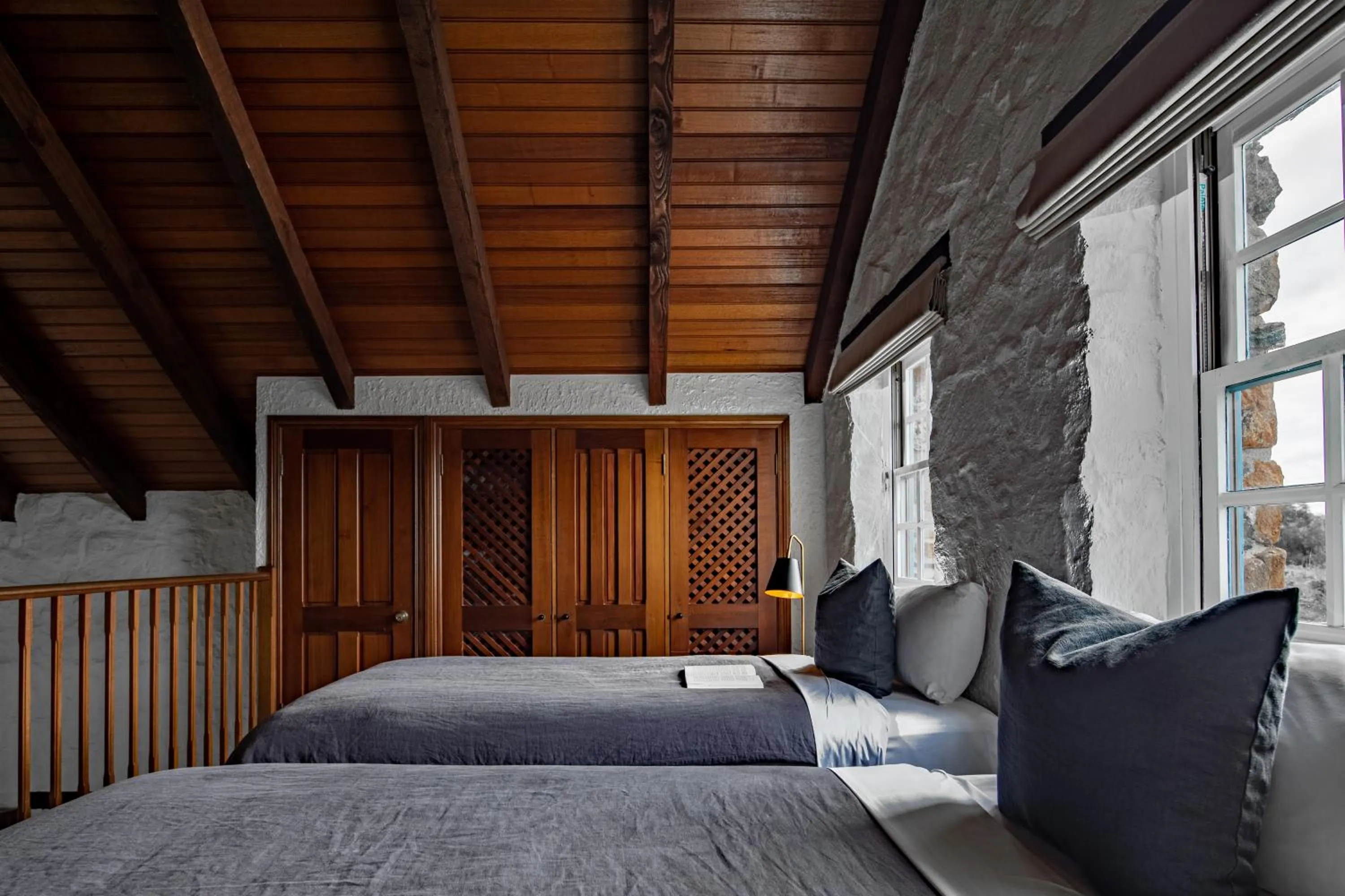 Bed in Piermont Retreat