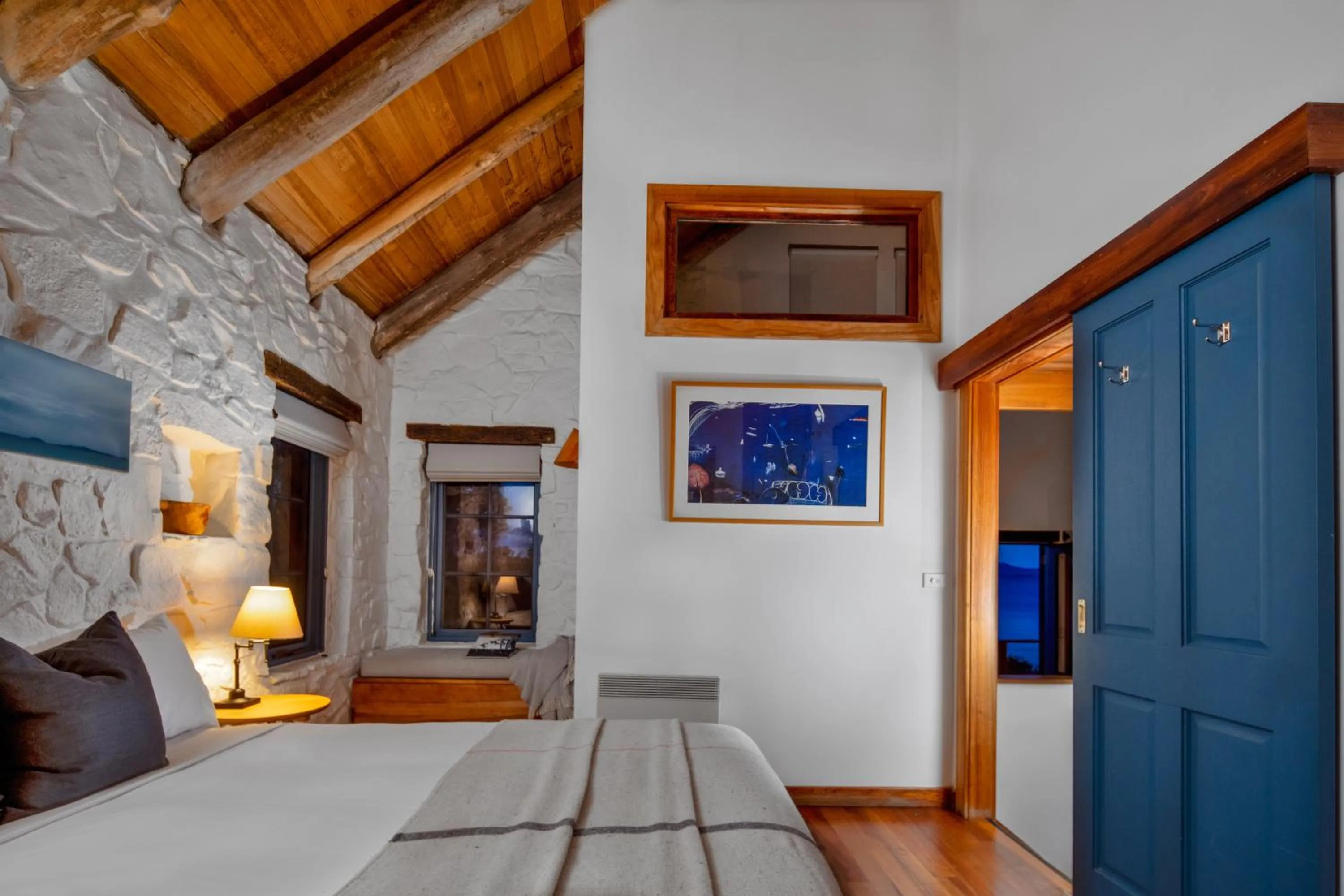 Bed in Piermont Retreat