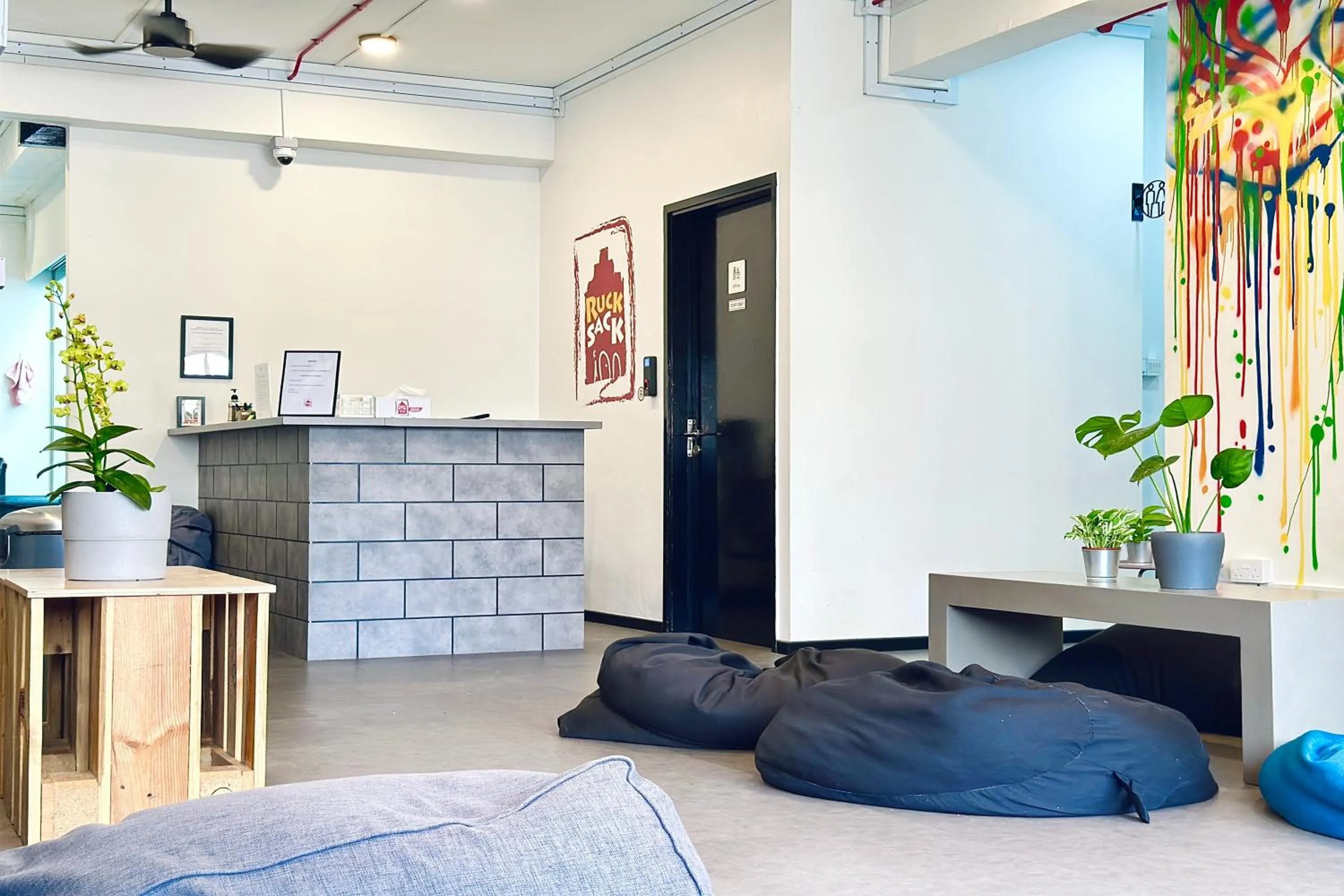 Lobby or reception in Rucksack Inn Tyrwhitt Road