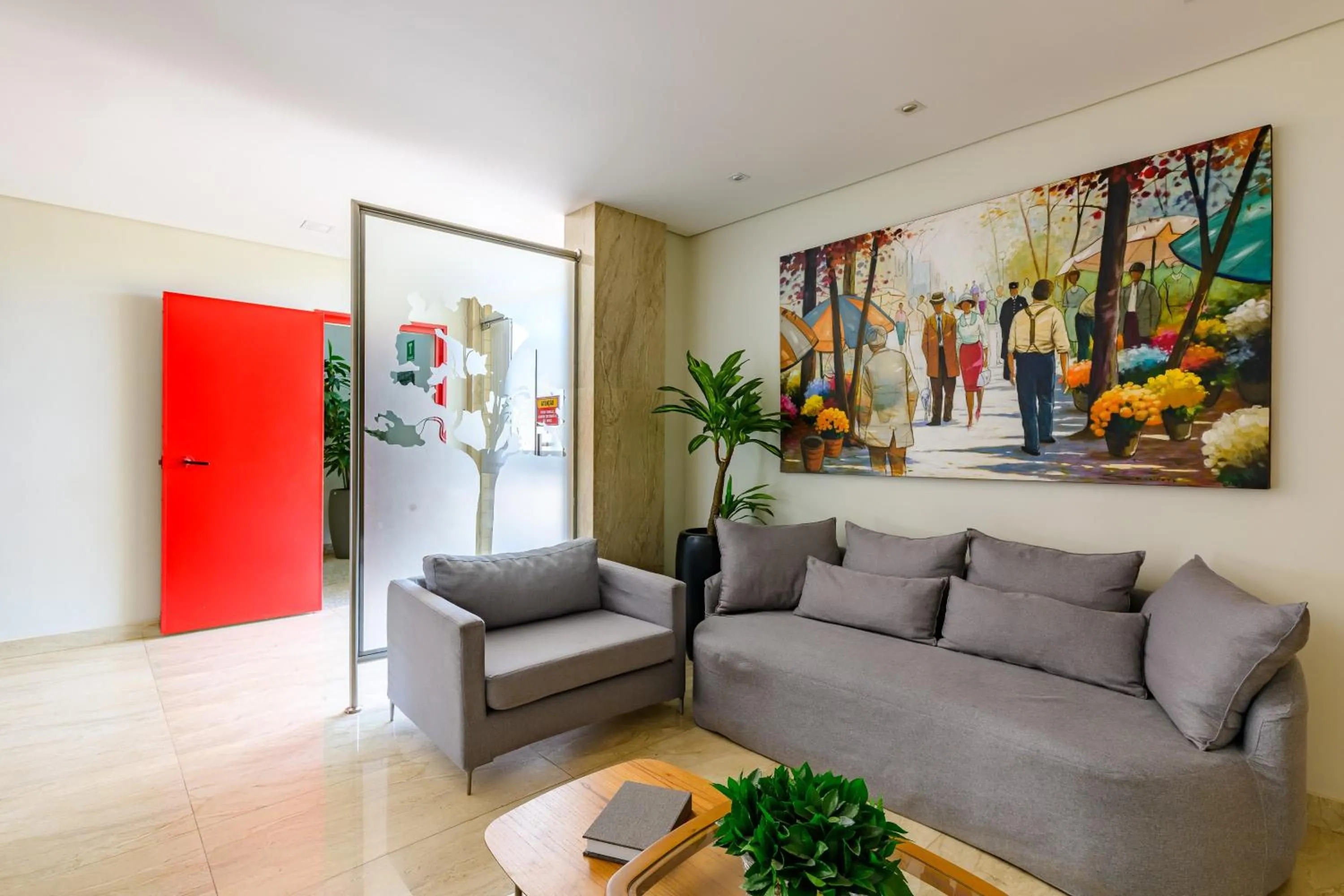 Lobby or reception in OYO Tropical Confort Hotel, Brasilia