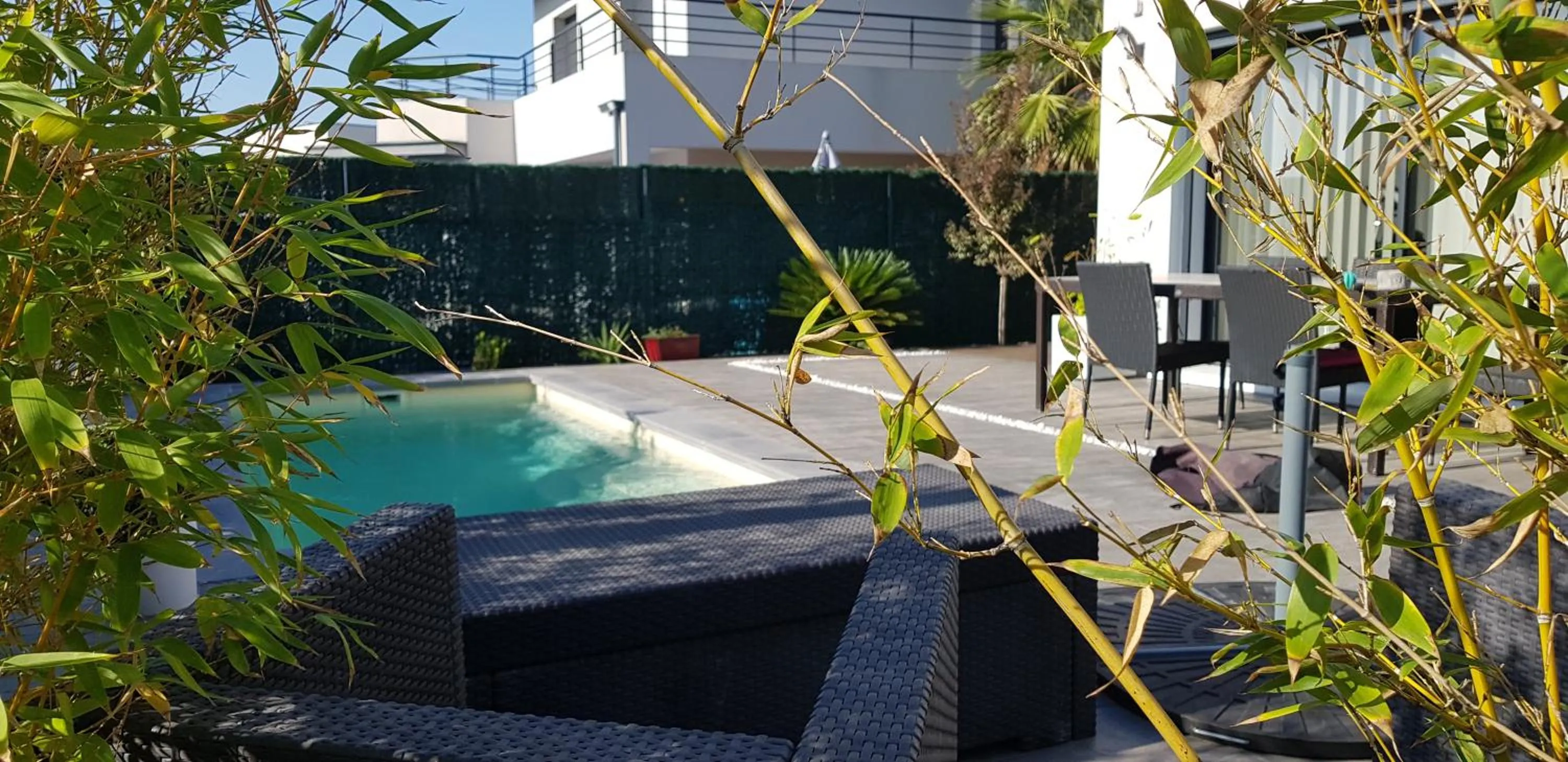 Swimming pool in CHAMBRE COSY Adults only