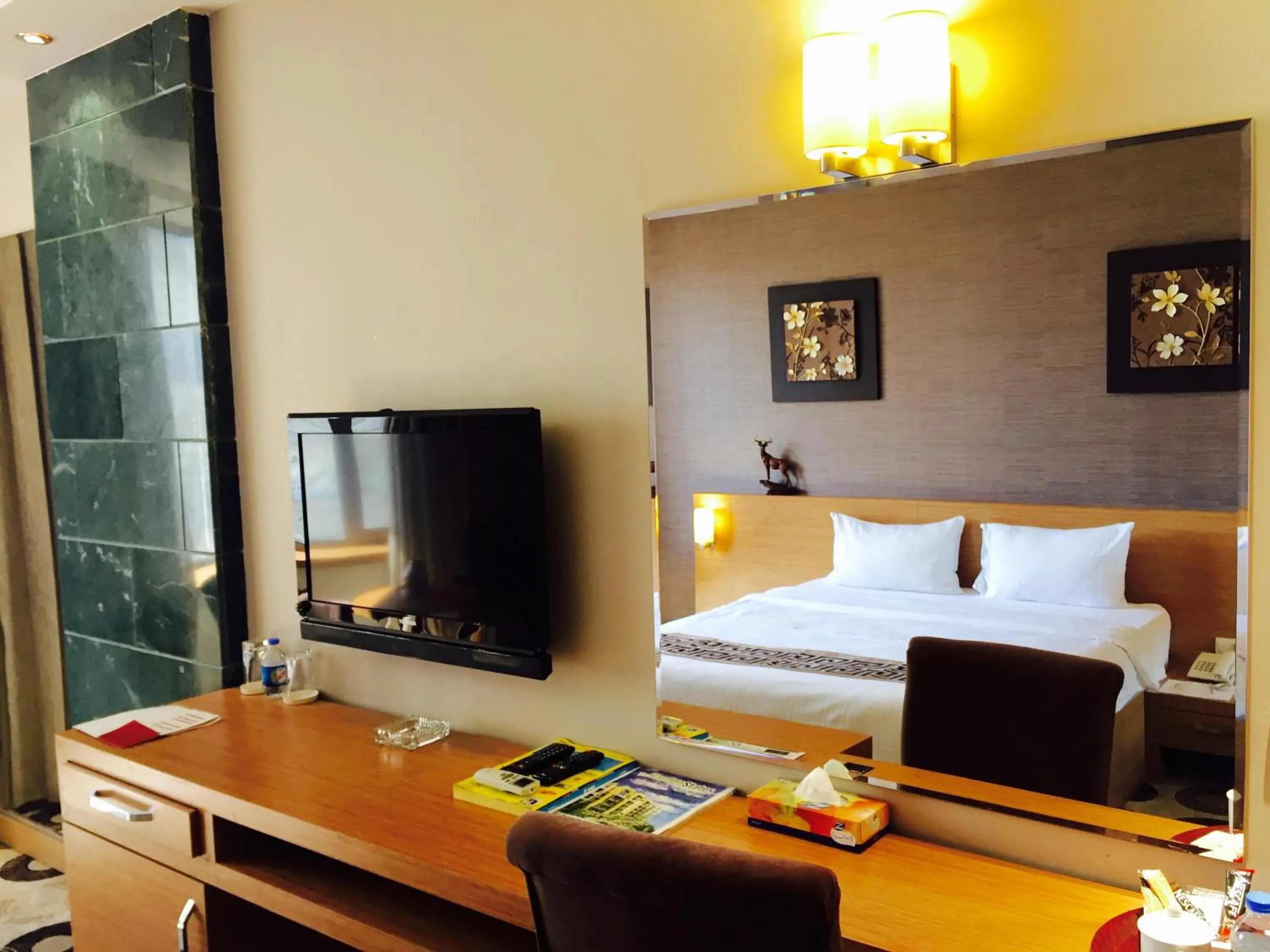 Decorative detail, Bed in Grand Palace Hotel Erbil