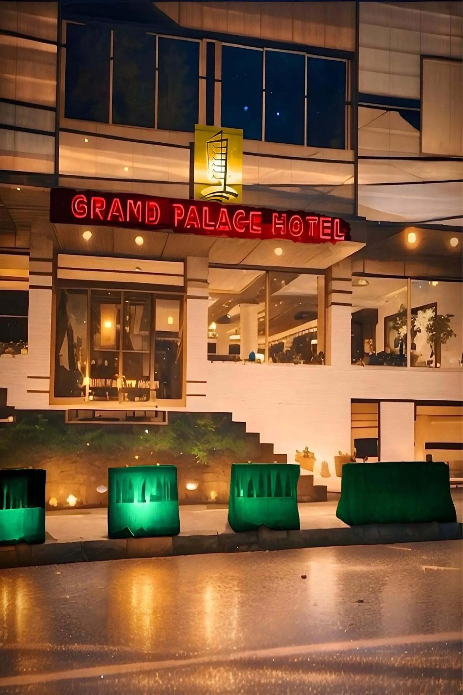 Property building in Grand Palace Hotel Erbil
