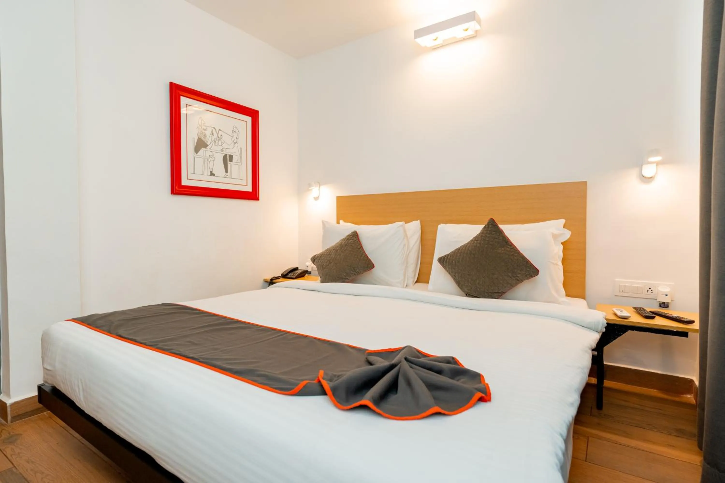 Bedroom, Bed in Magnum Resorts- Near Candolim Beach, Goa