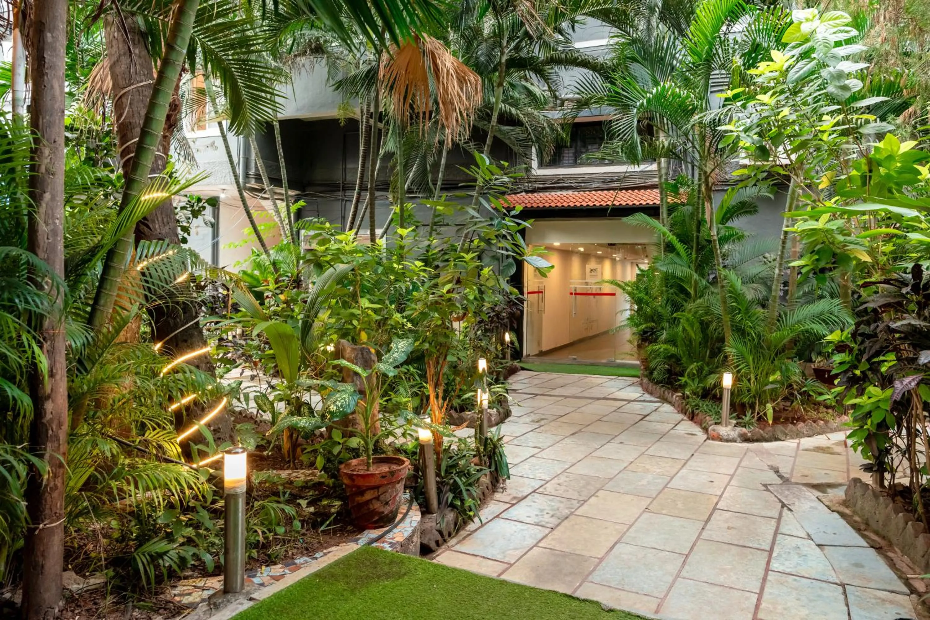 Garden in Magnum Resorts- Near Candolim Beach, Goa