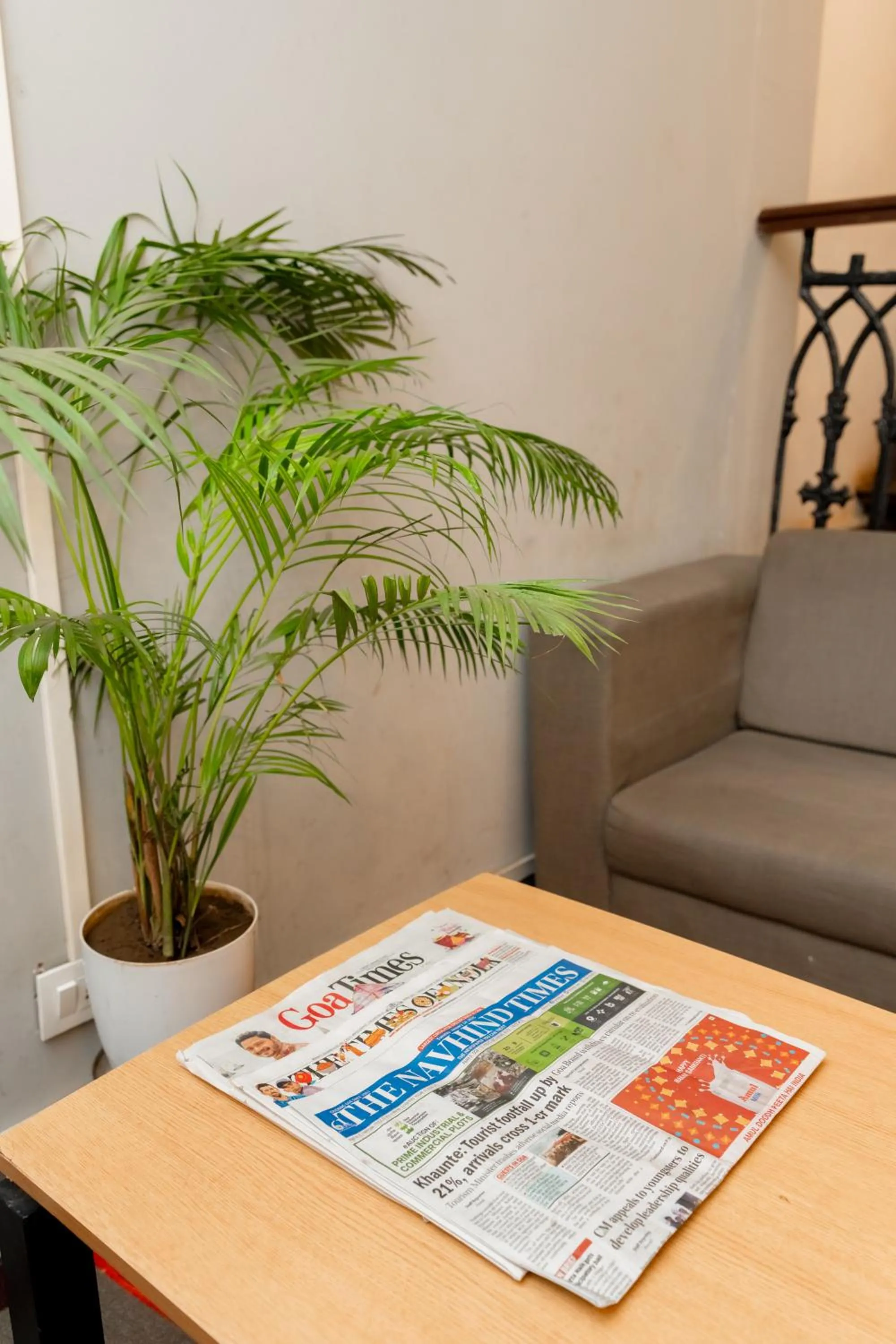 Lobby or reception in Magnum Resorts- Near Candolim Beach, Goa