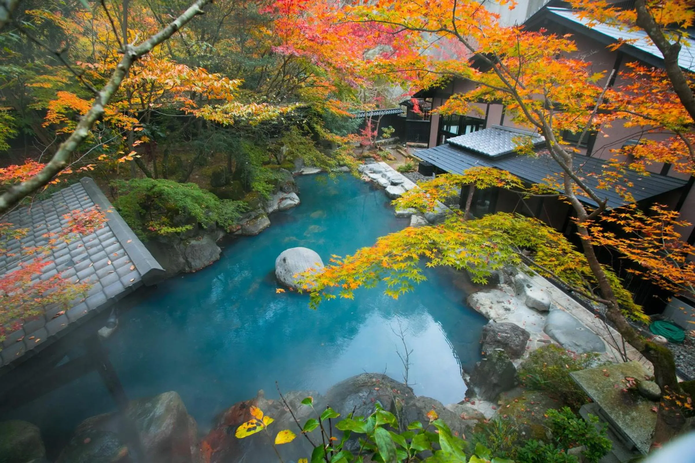 Hot Spring Bath in Kurokawa-So
