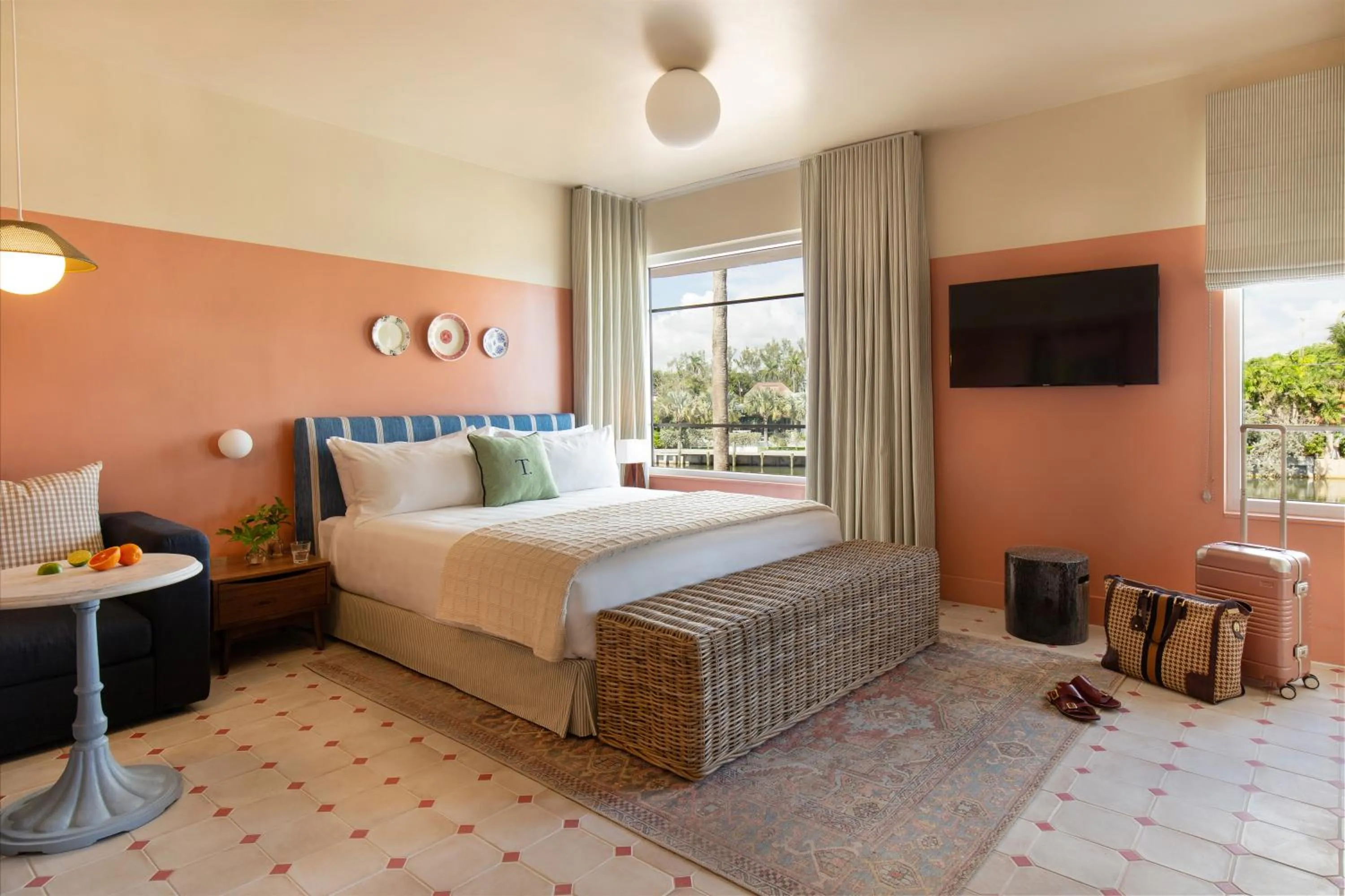 Bed in Hotel Trouvail Miami Beach