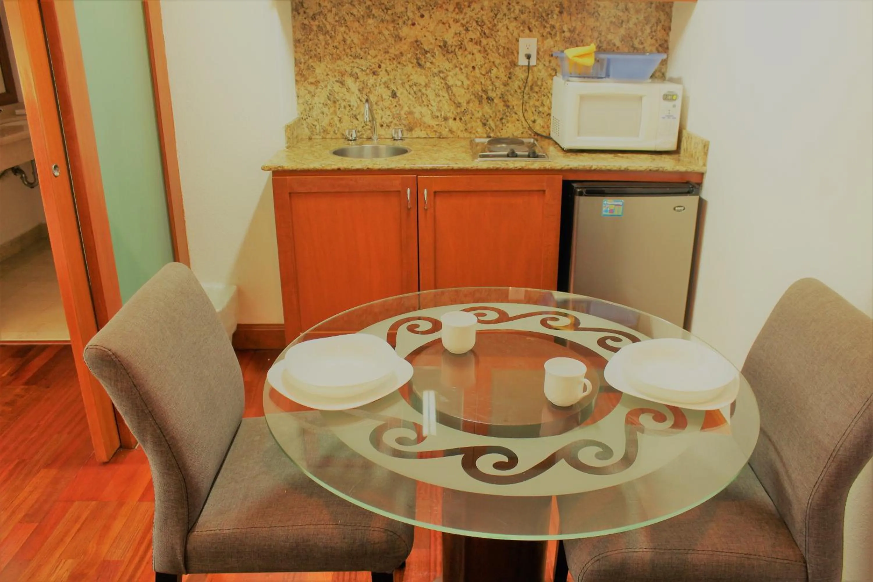 Living room in Condesa Suites