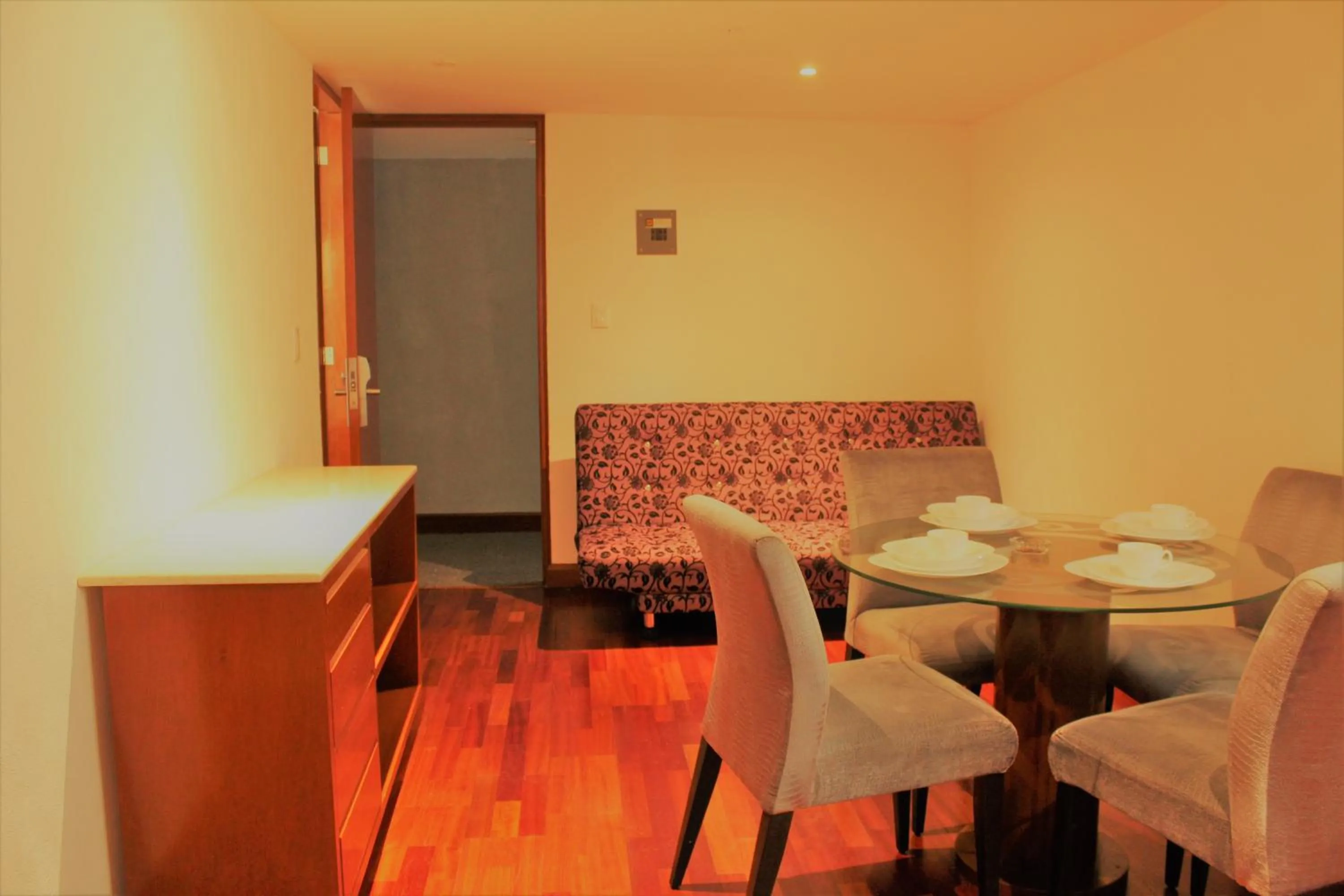 Living room in Condesa Suites