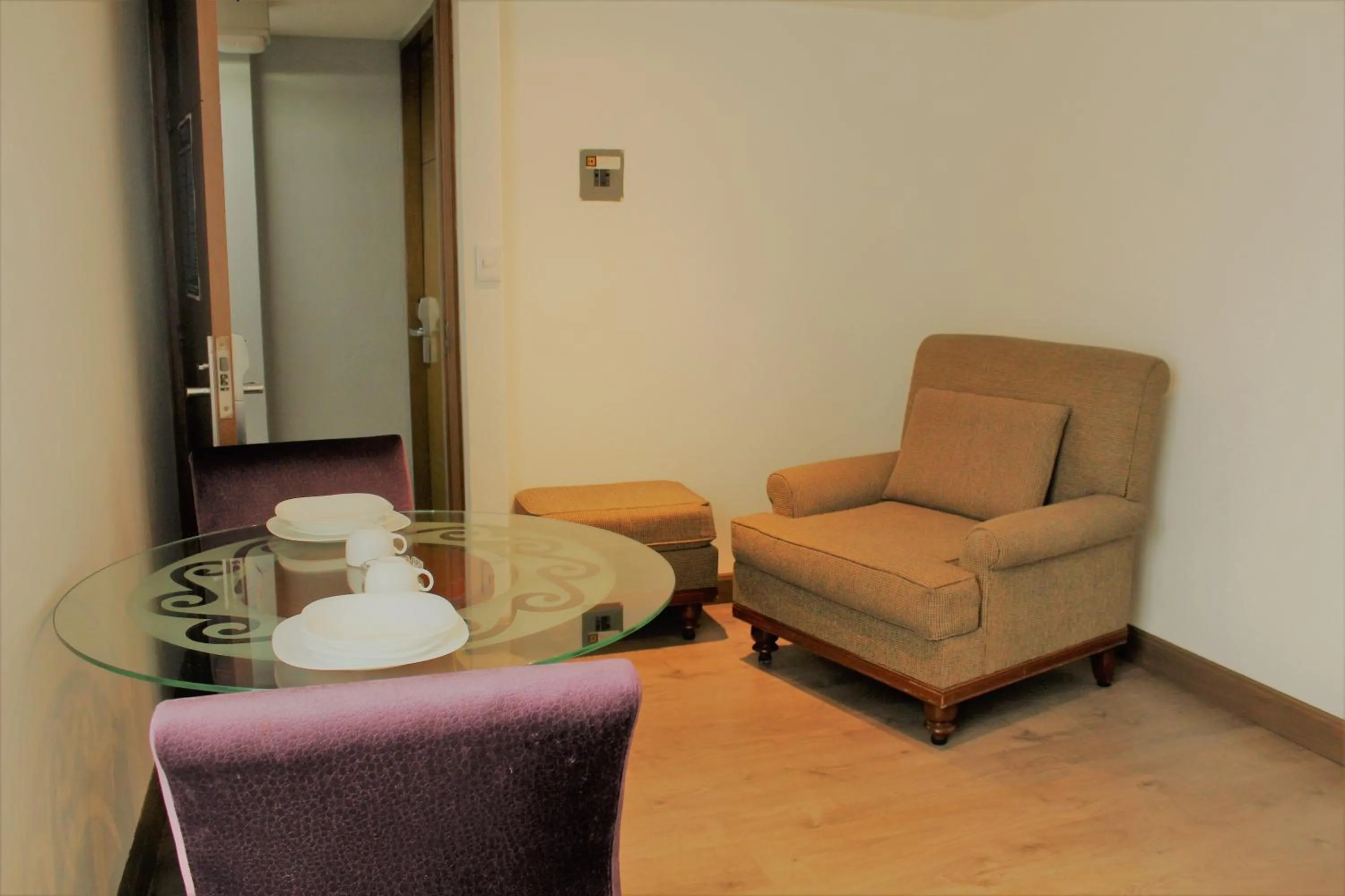 Living room in Condesa Suites