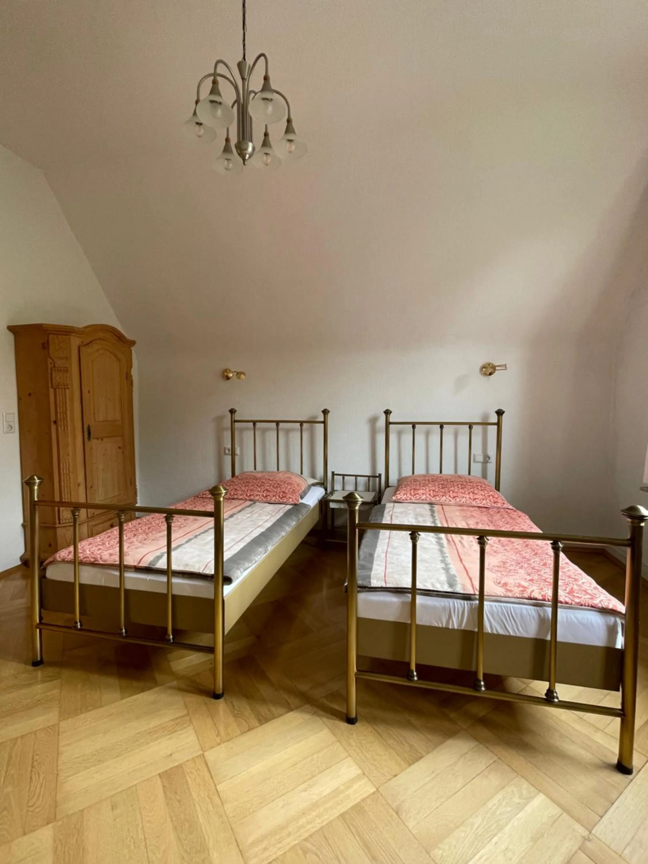 Bed in Hotel Villa Tosca