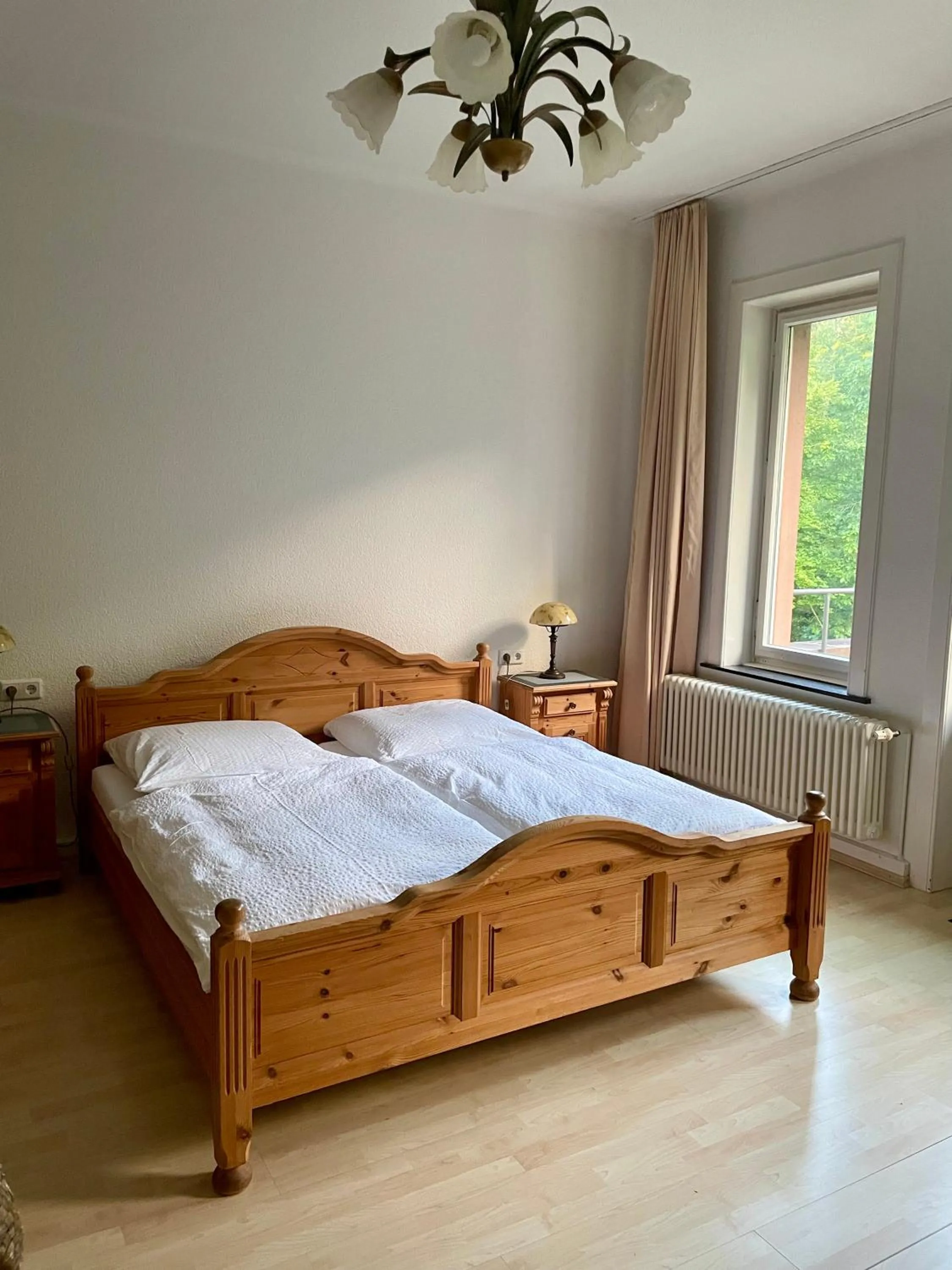 Bed in Hotel Villa Tosca