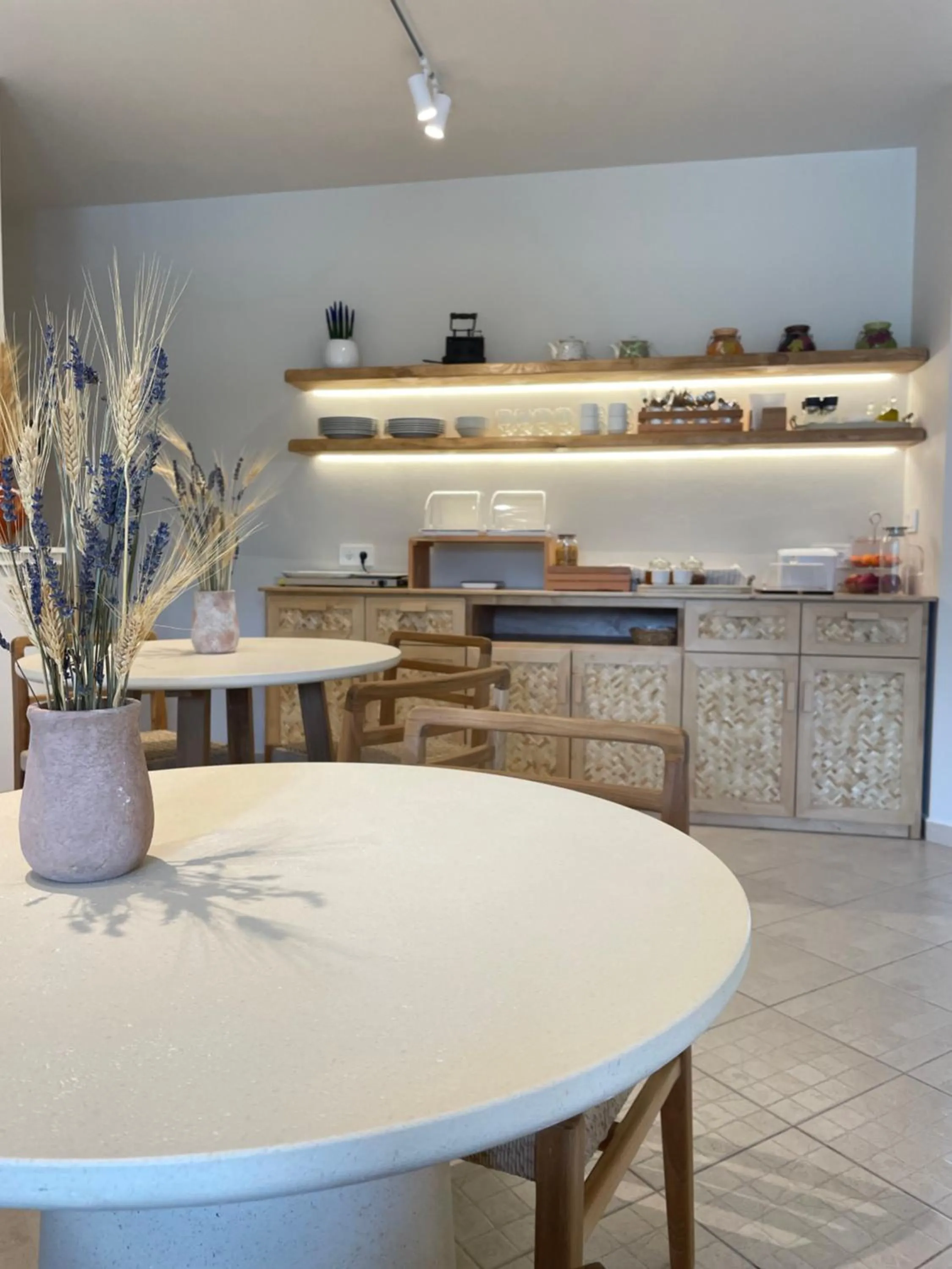 Seating area in Triantafilia Guesthouse