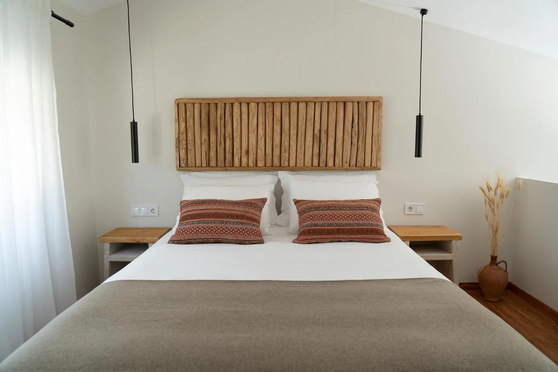 Bed in Triantafilia Guesthouse