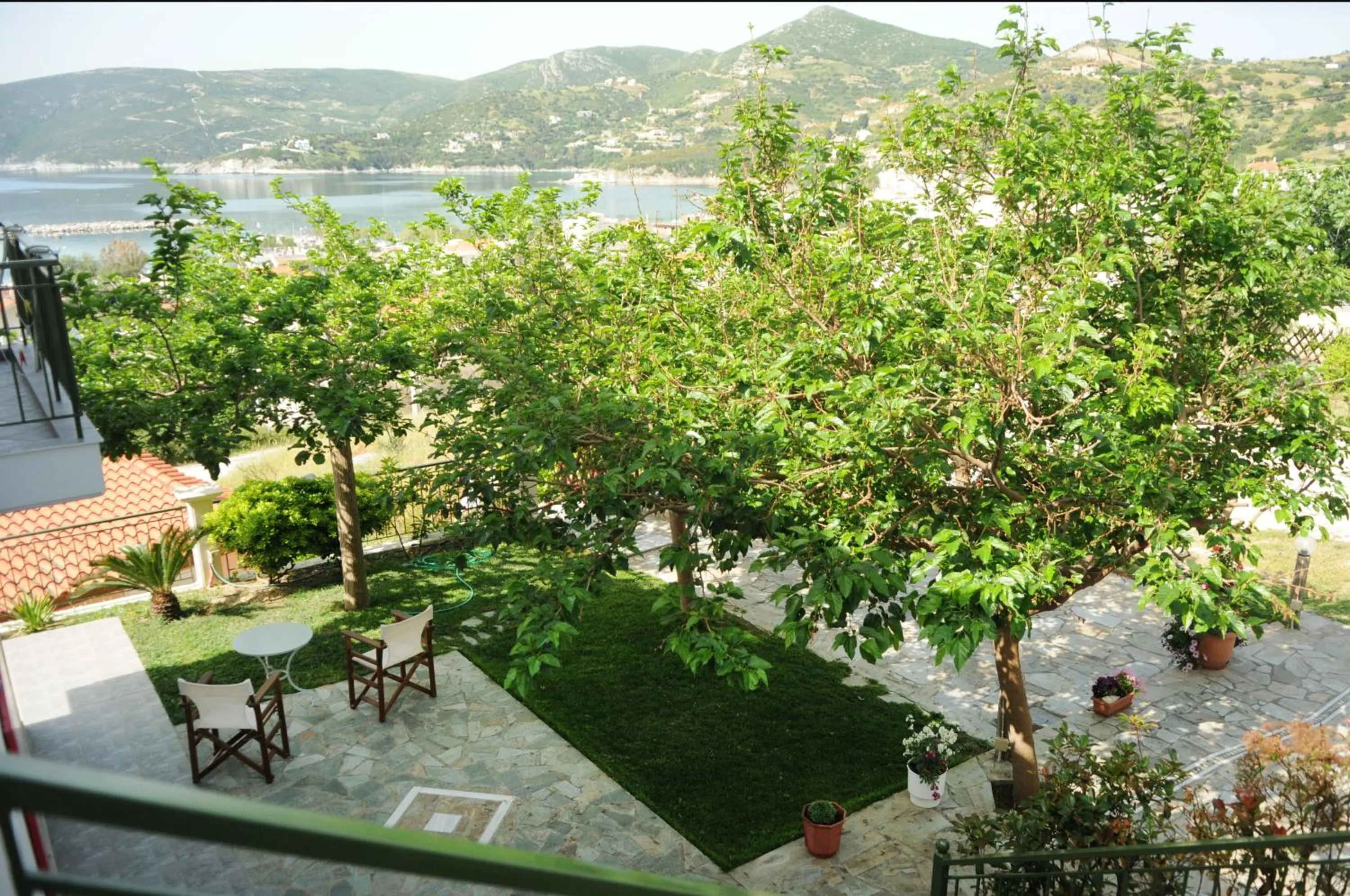 Balcony/Terrace in Triantafilia Guesthouse