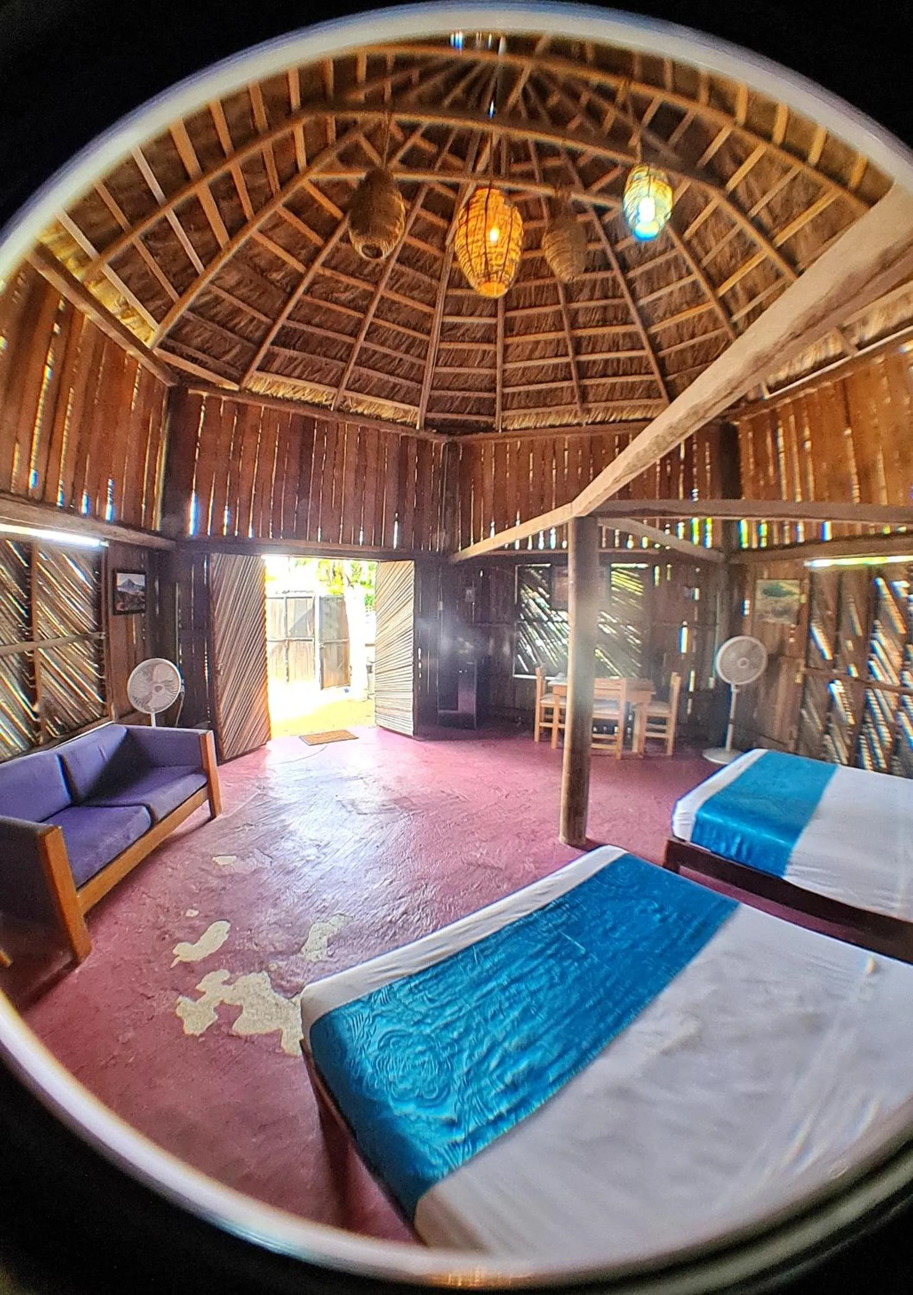 Bed in Bungalows Las Brisas Acapulco