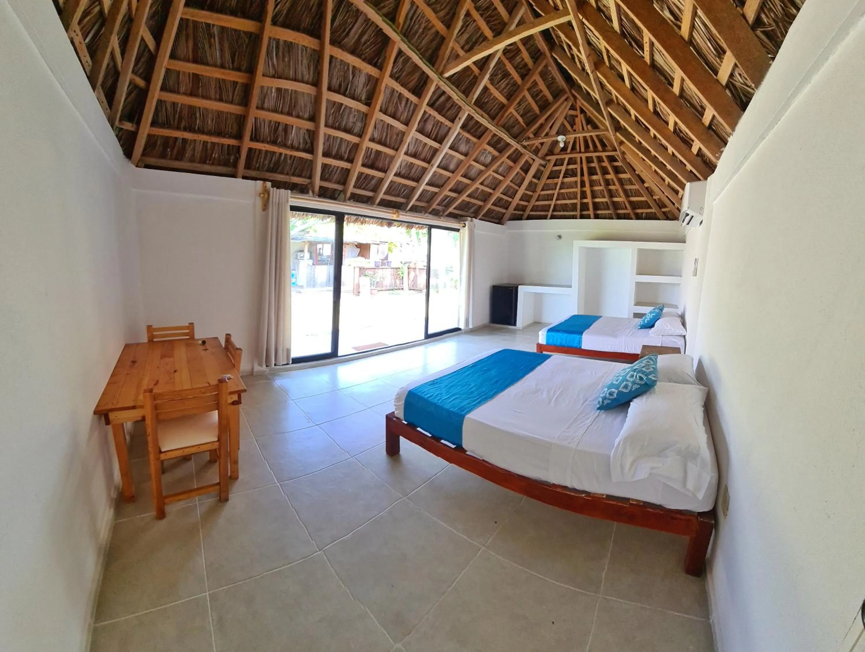 Bed in Bungalows Las Brisas Acapulco