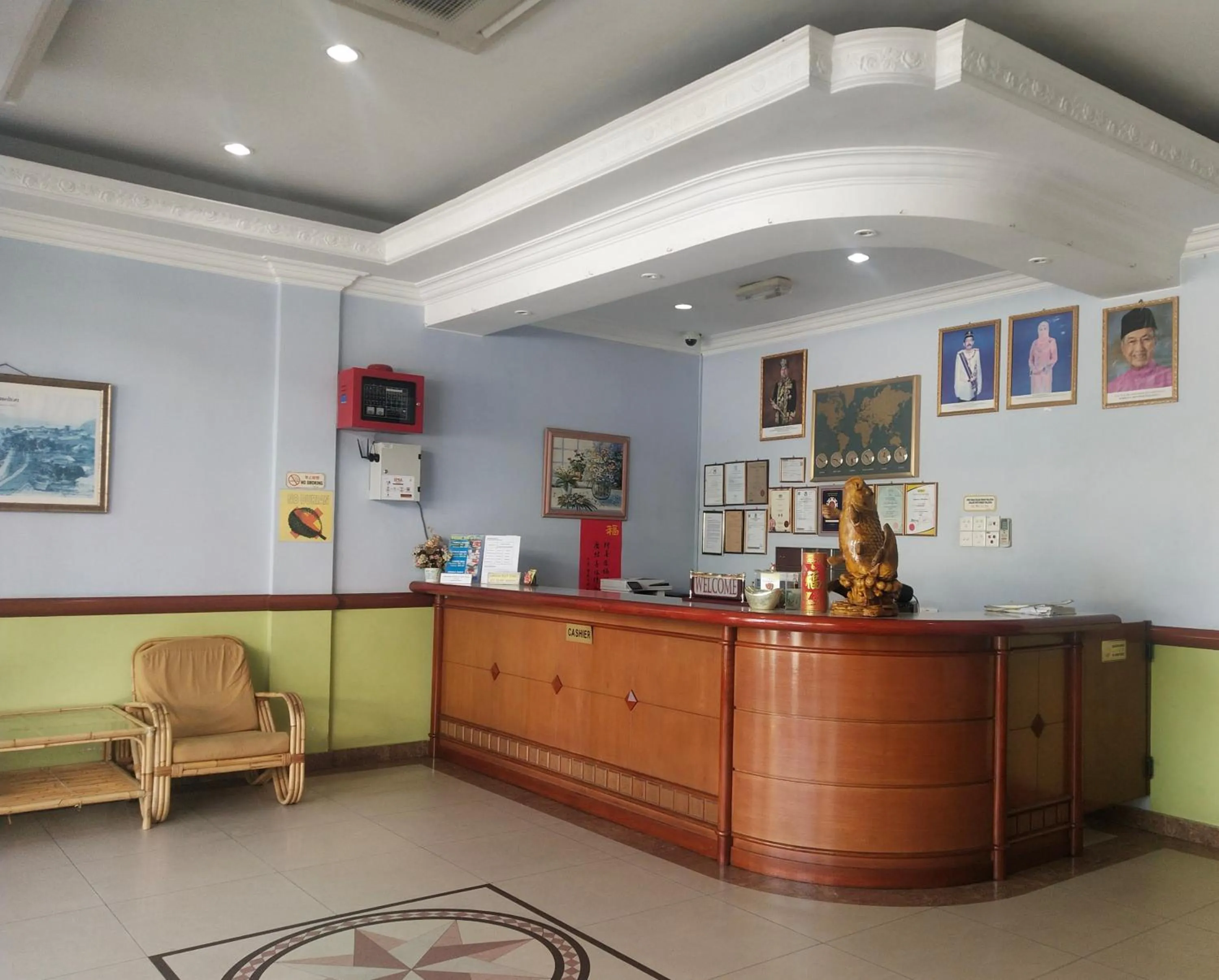 Lobby or reception in Megah Inn