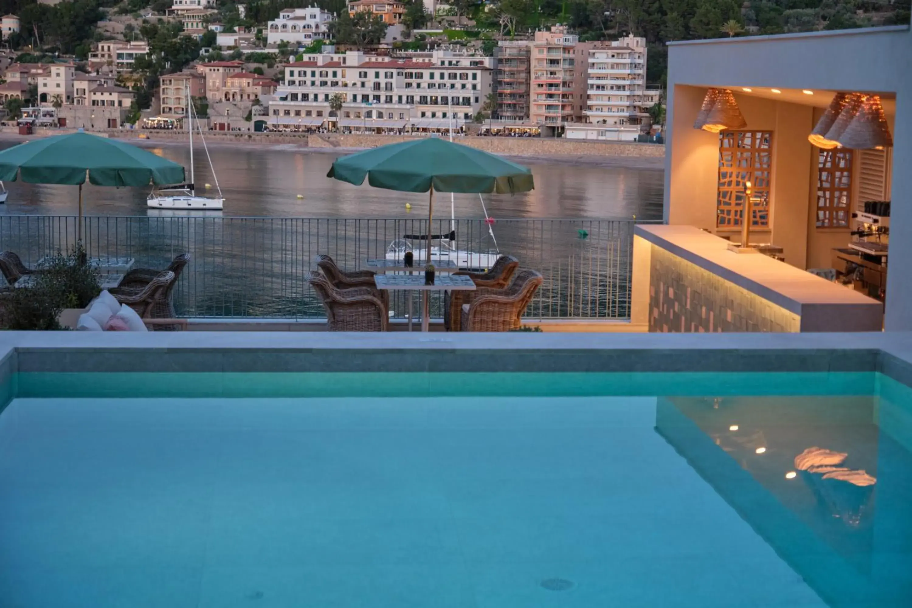 Swimming pool in Salino Port Soller Swimming pool in Salino Port Soller