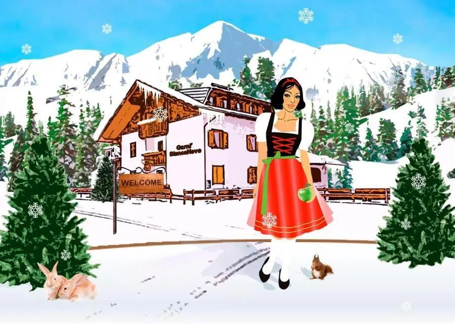 Property building in Garni Biancaneve Ruffrè-Mendola