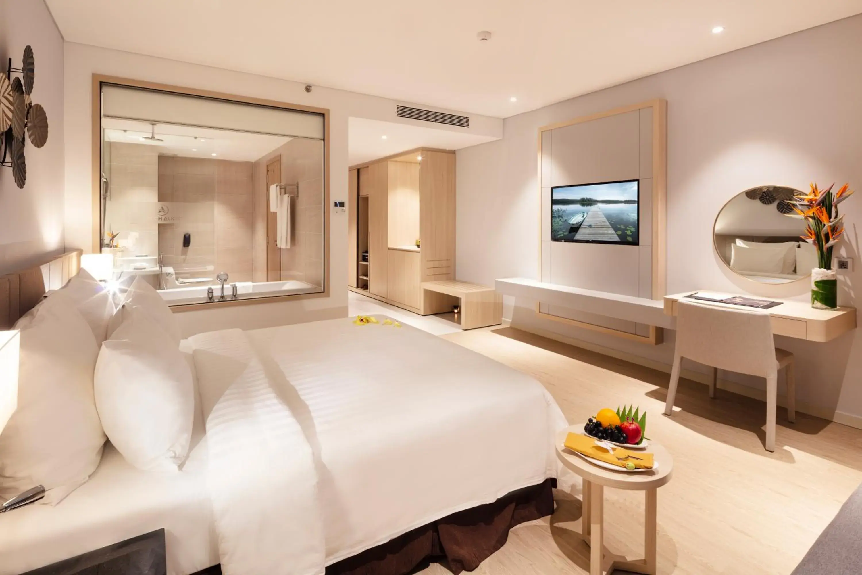 Bed in DQua Hotel Bed in DQua Hotel