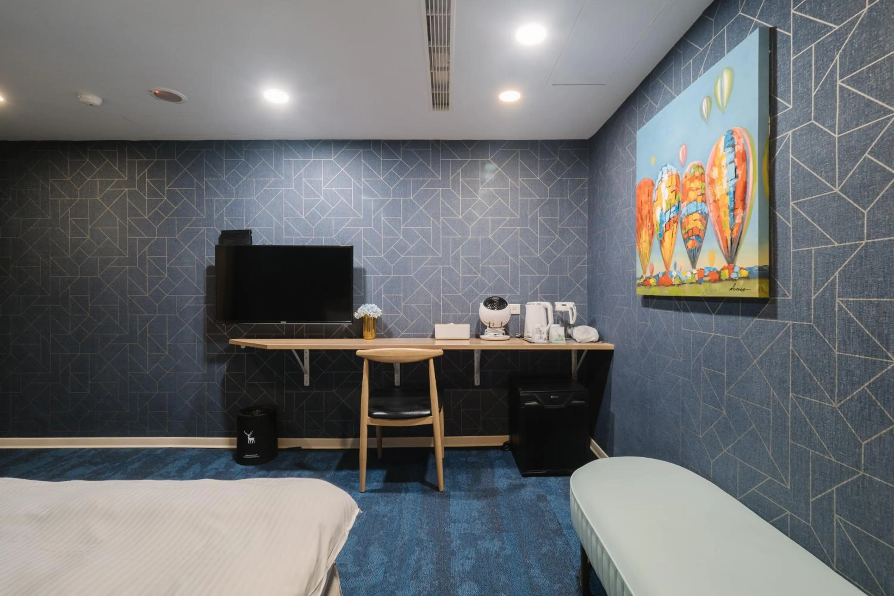 Photo of the whole room, Bed in Hotel attic