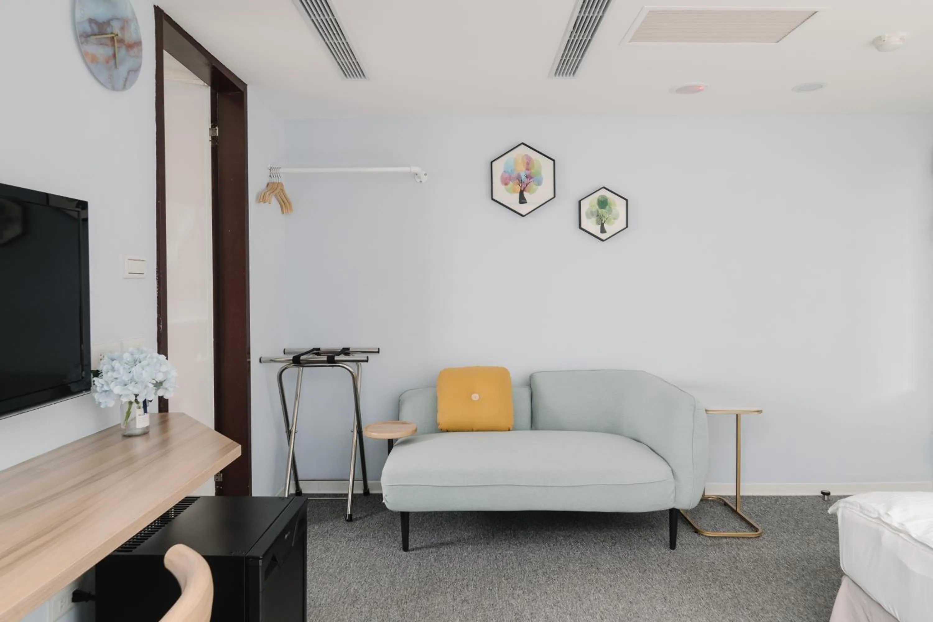 Photo of the whole room, Bed in Hotel attic