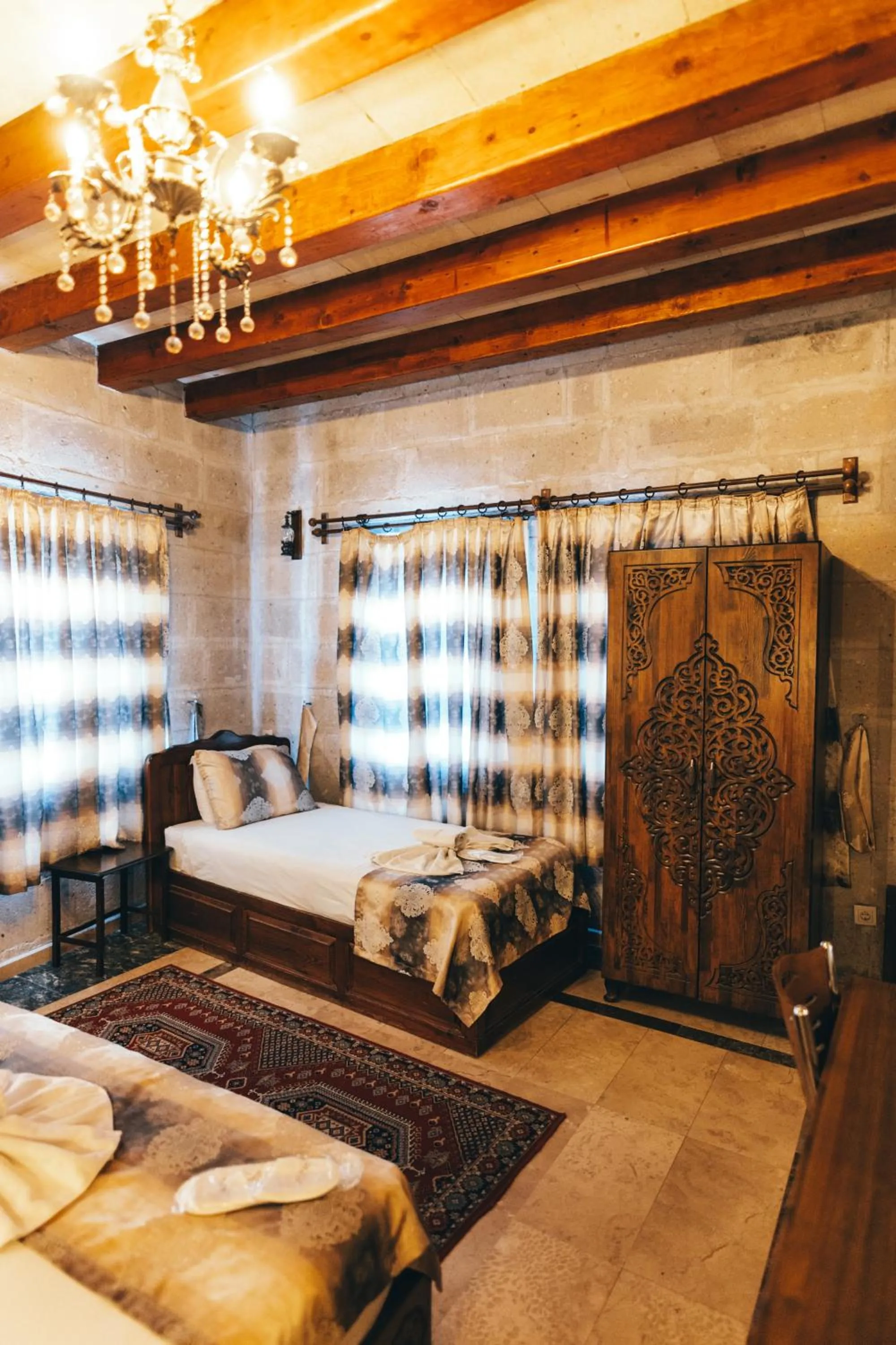 Bed in Goreme Valley Cave House