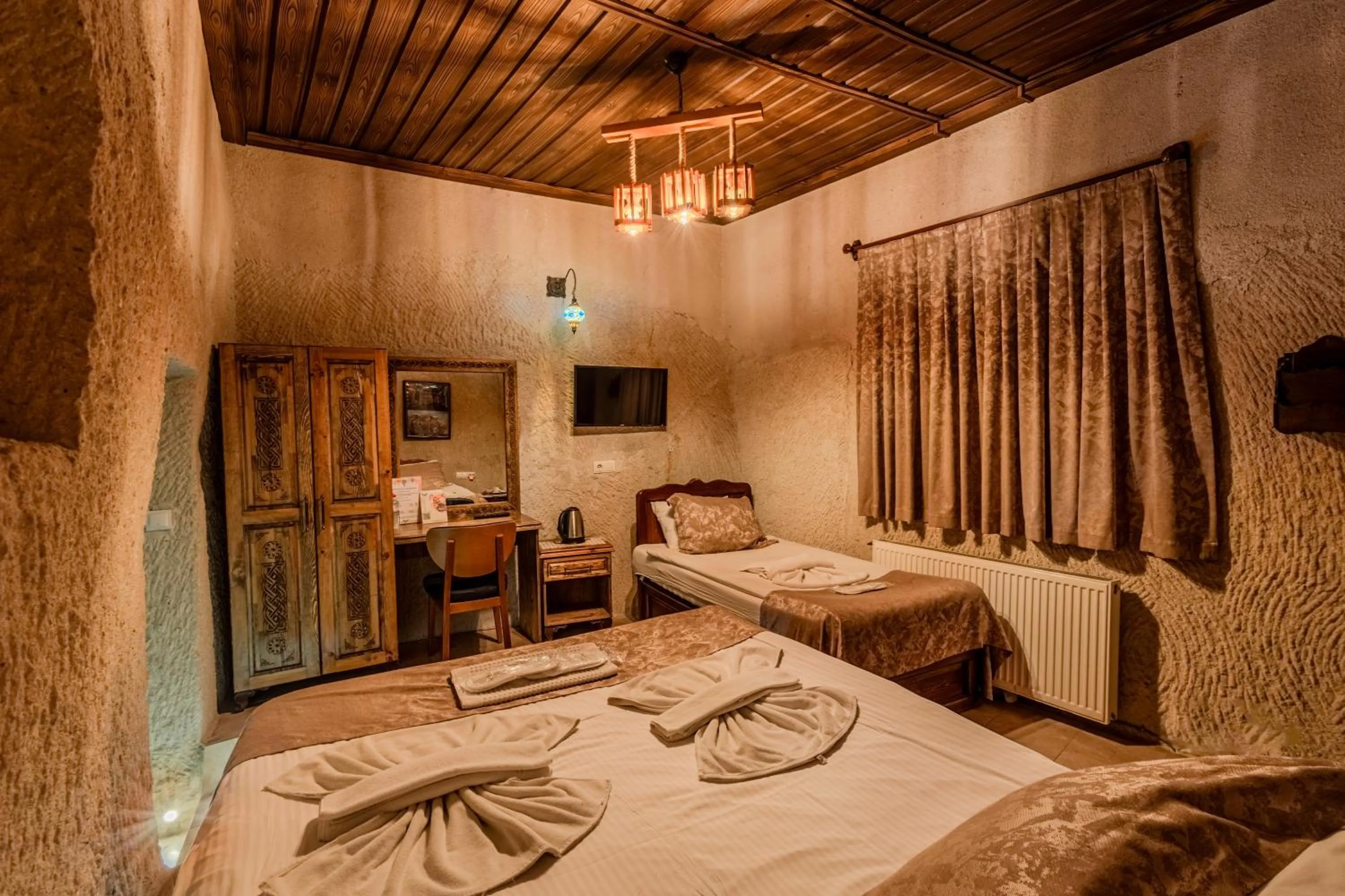 Bed in Goreme Valley Cave House