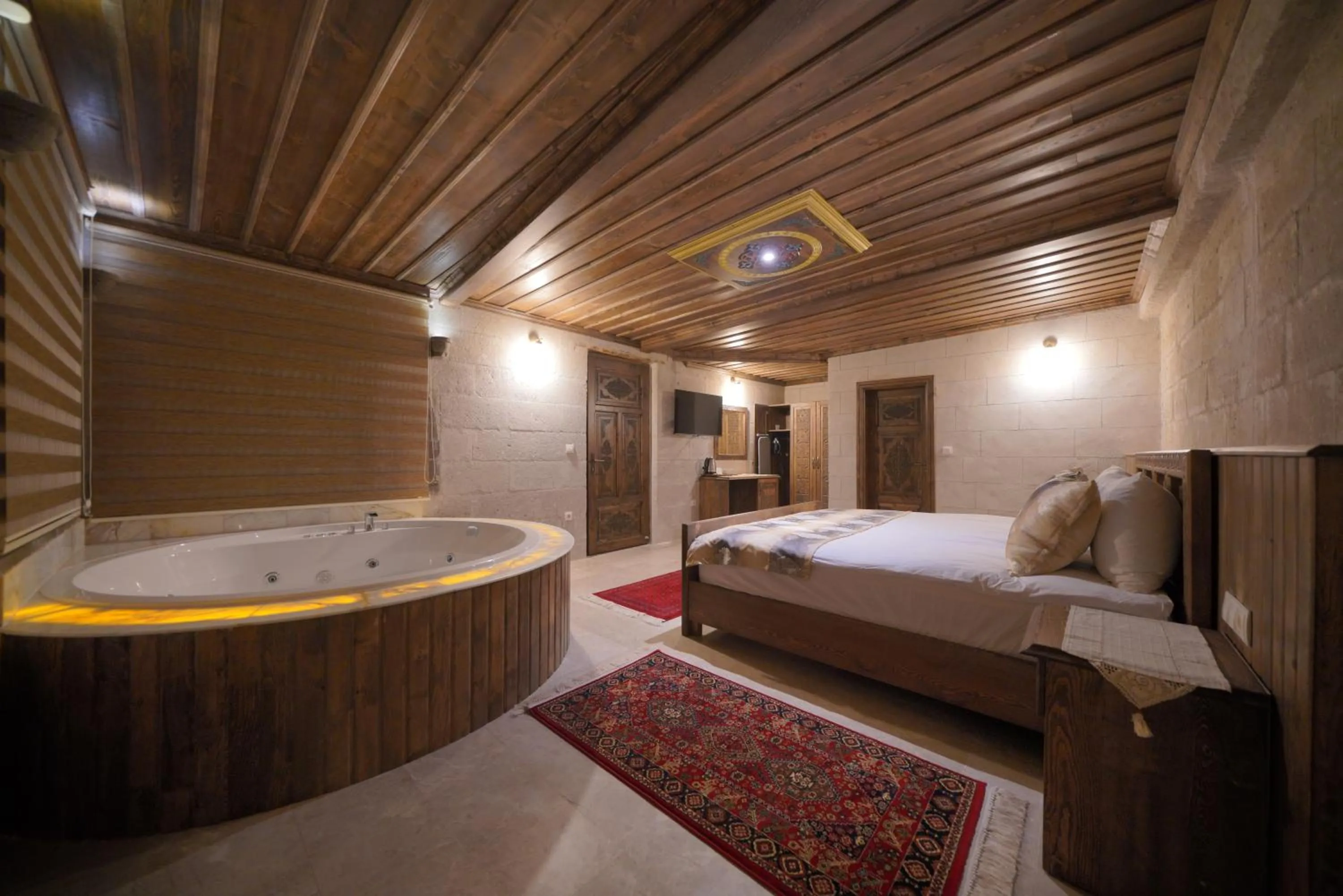 Bed in Goreme Valley Cave House