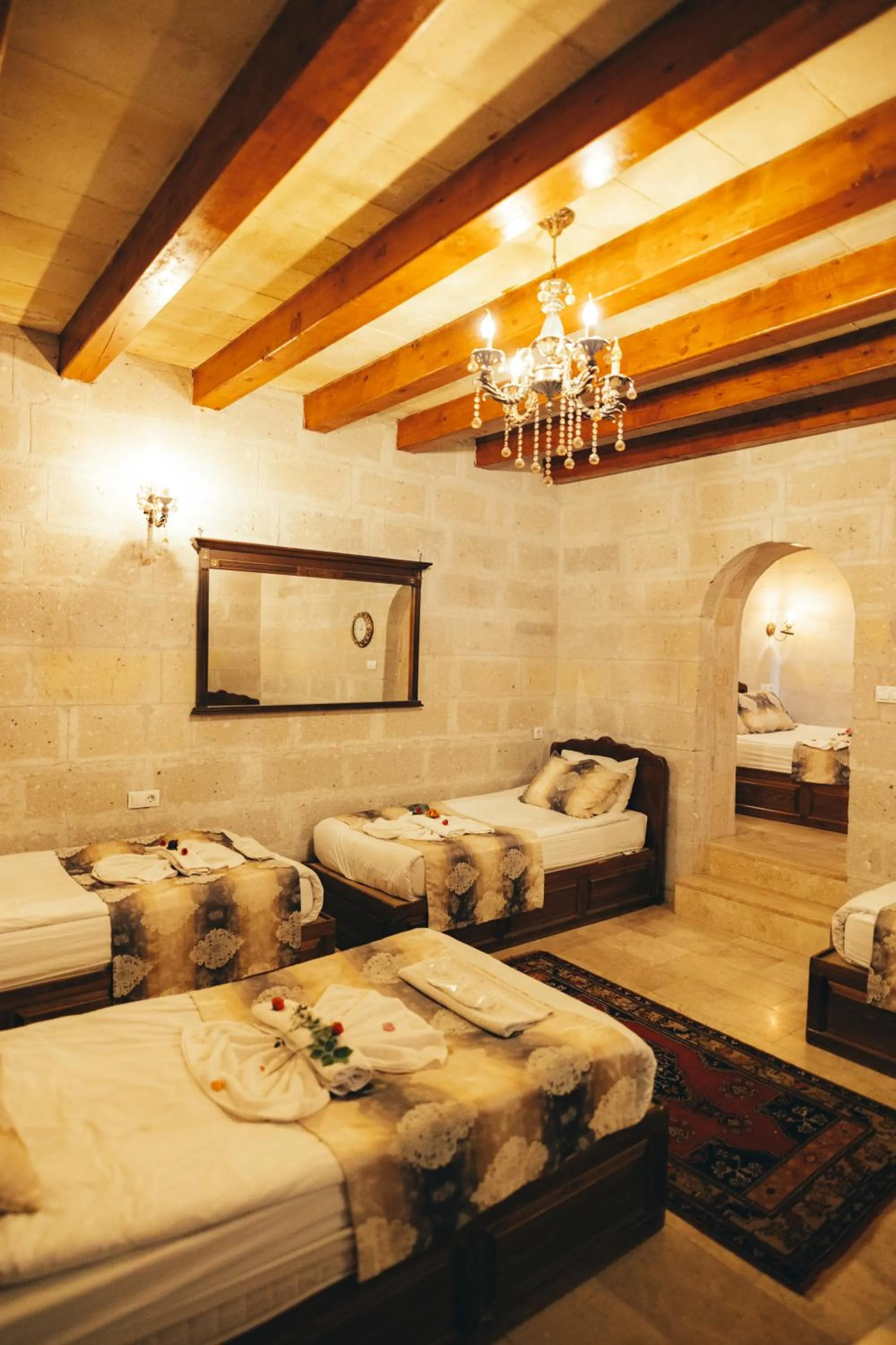 Bed in Goreme Valley Cave House