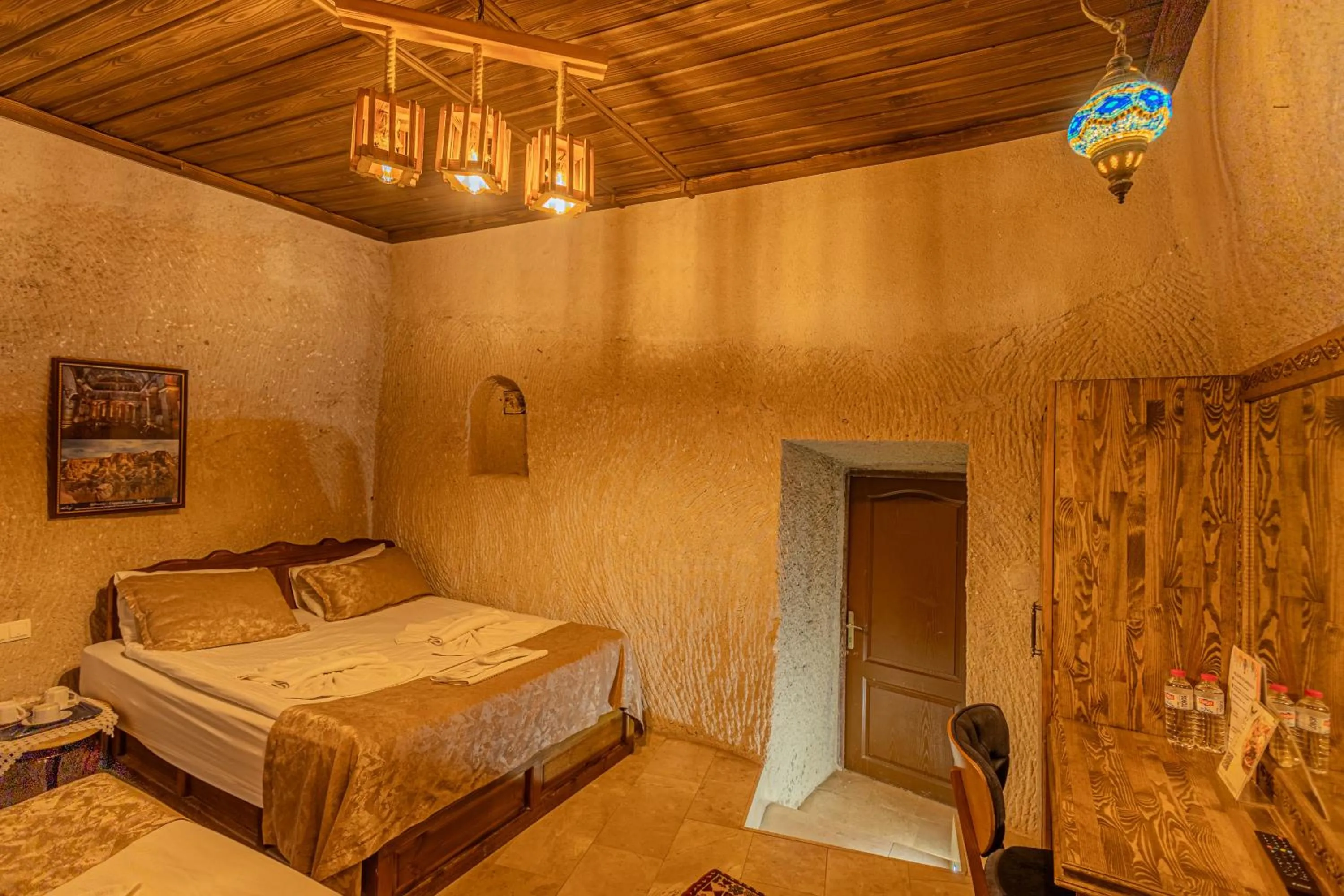 Bed in Goreme Valley Cave House