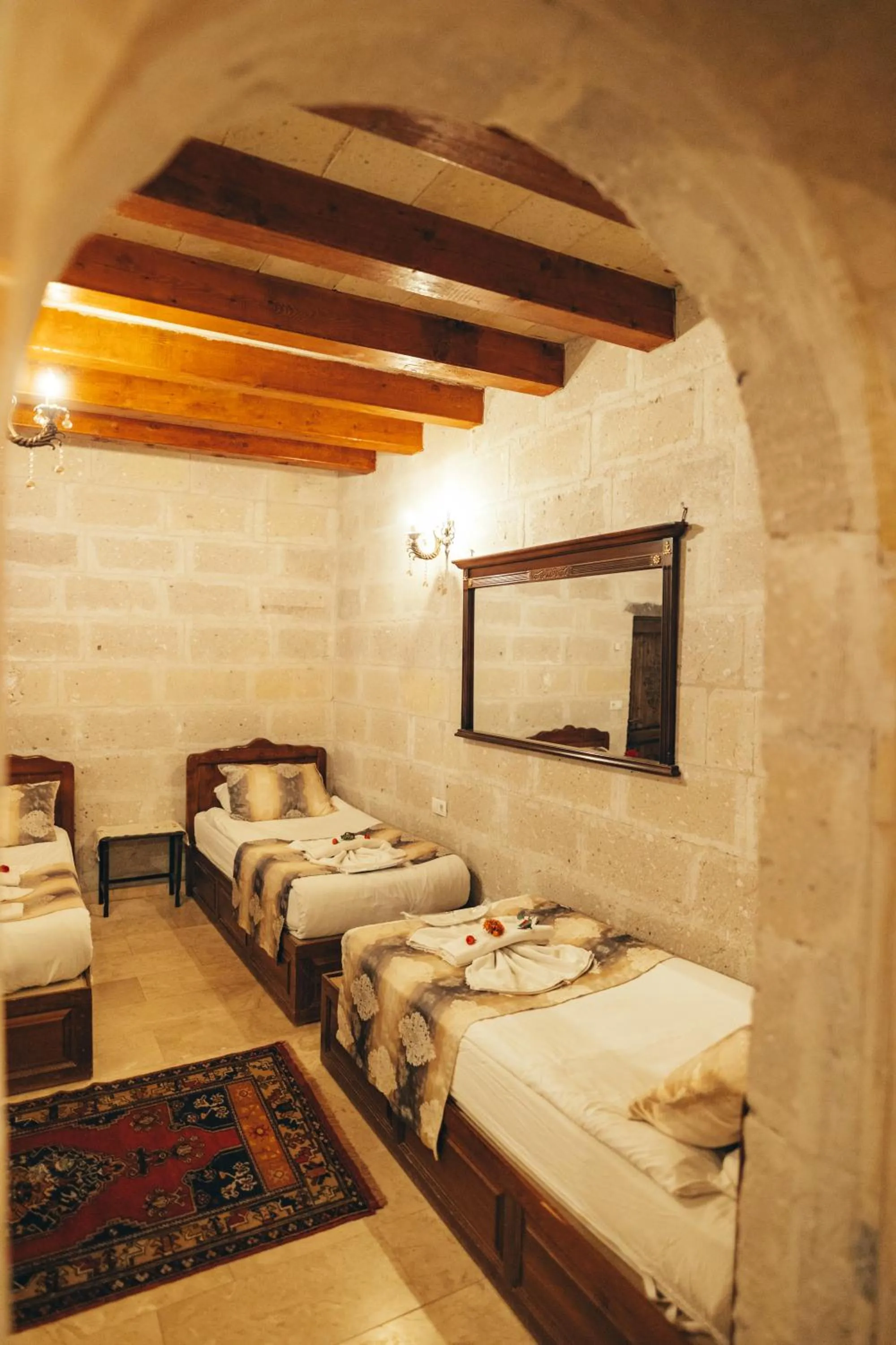 Bed in Goreme Valley Cave House