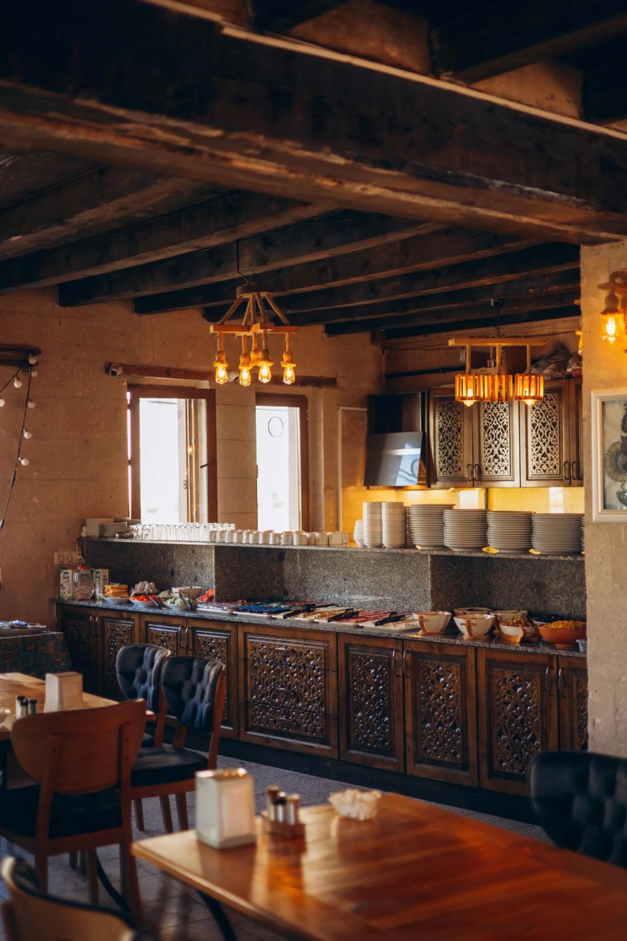 Dining area in Goreme Valley Cave House