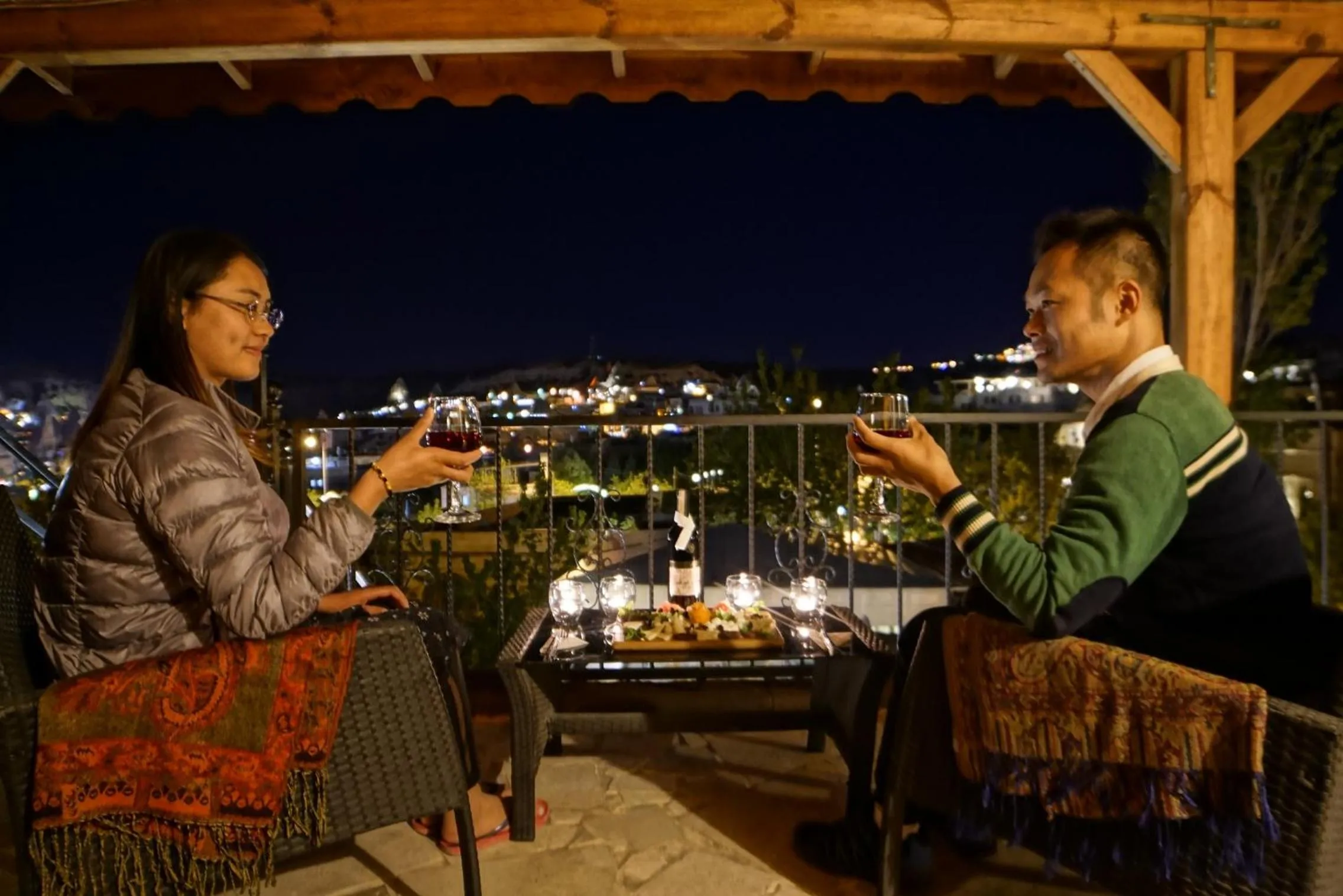 Balcony/Terrace in Goreme Valley Cave House