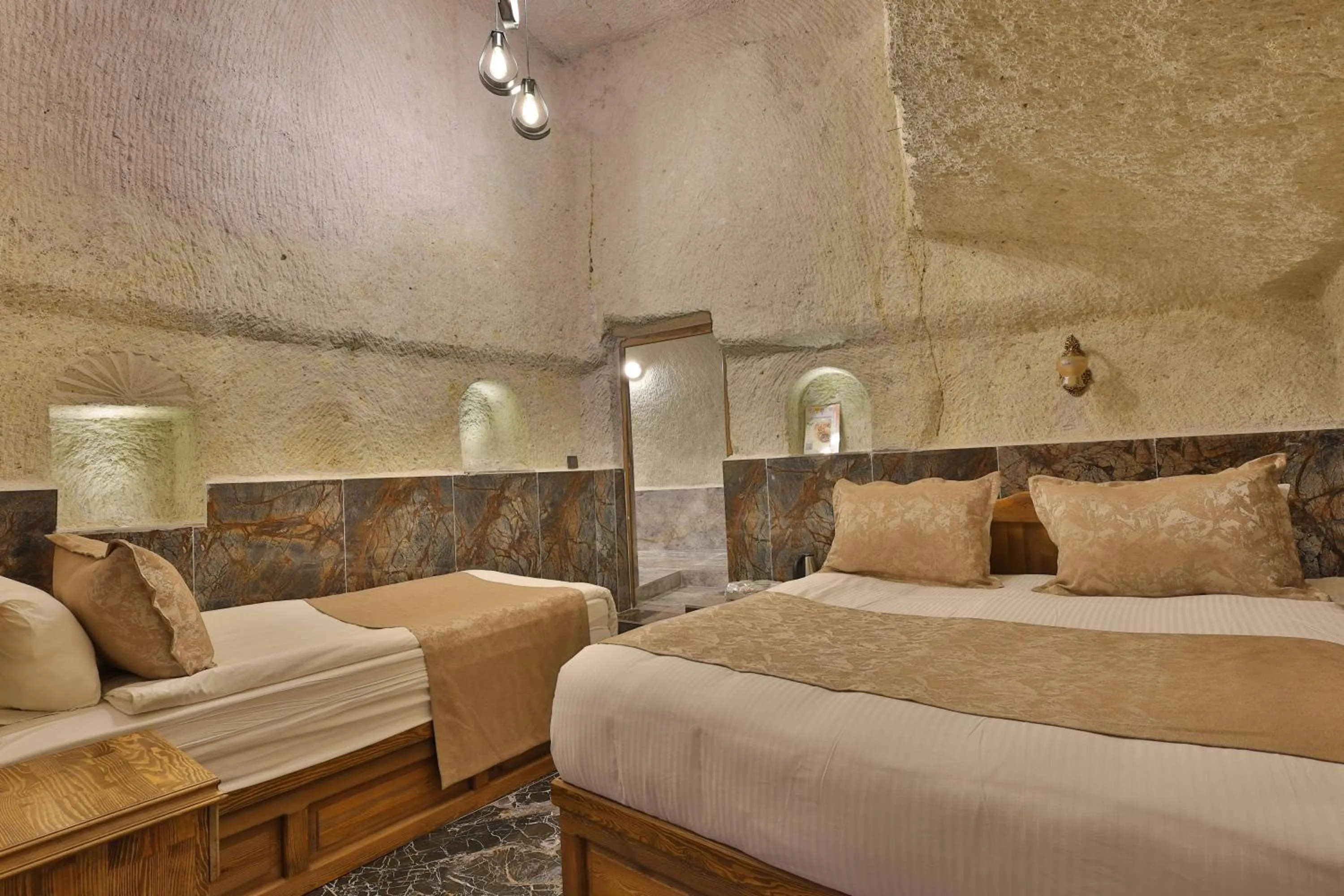 Bedroom, Bed in Goreme Valley Cave House