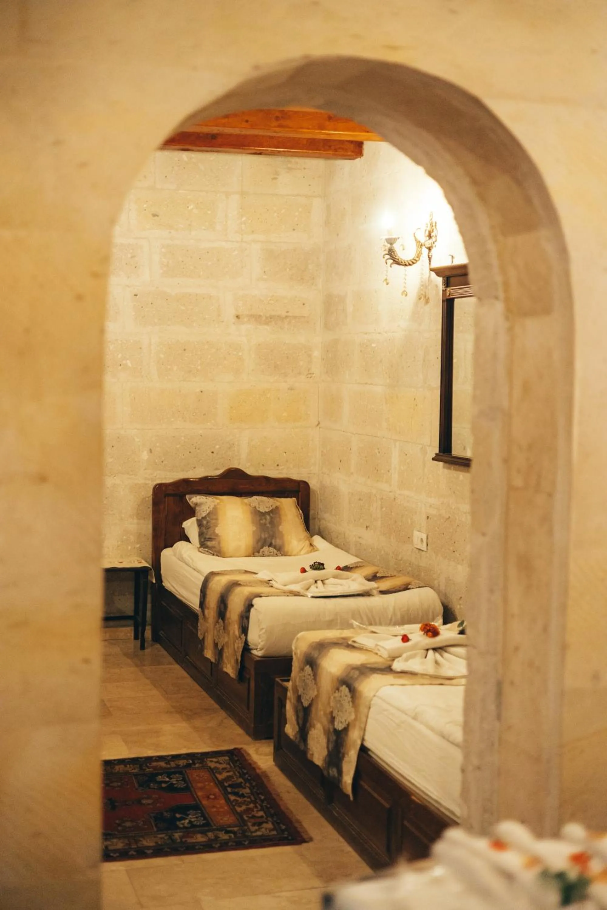 Bedroom, Bed in Goreme Valley Cave House
