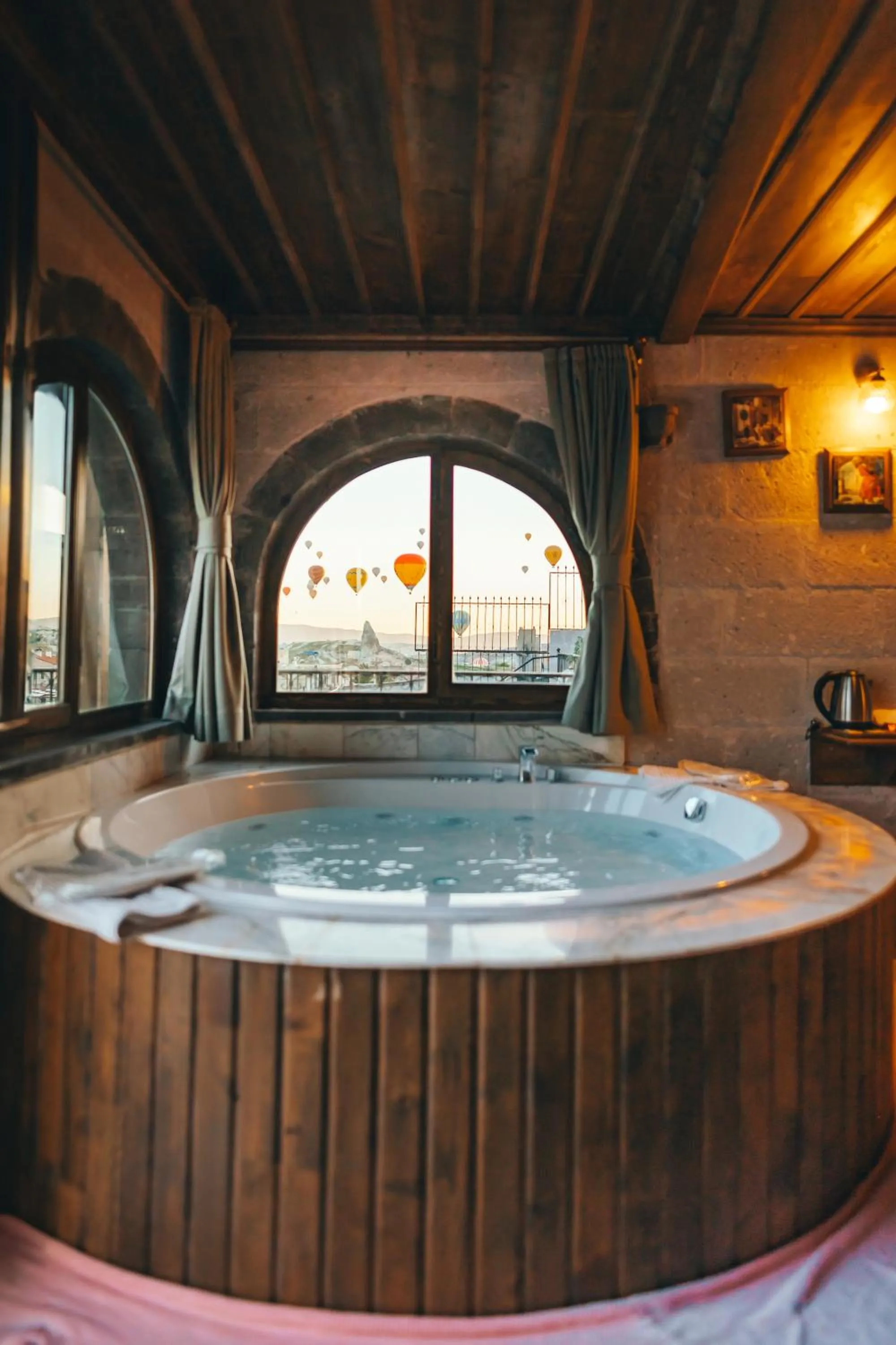 Hot Tub in Goreme Valley Cave House
