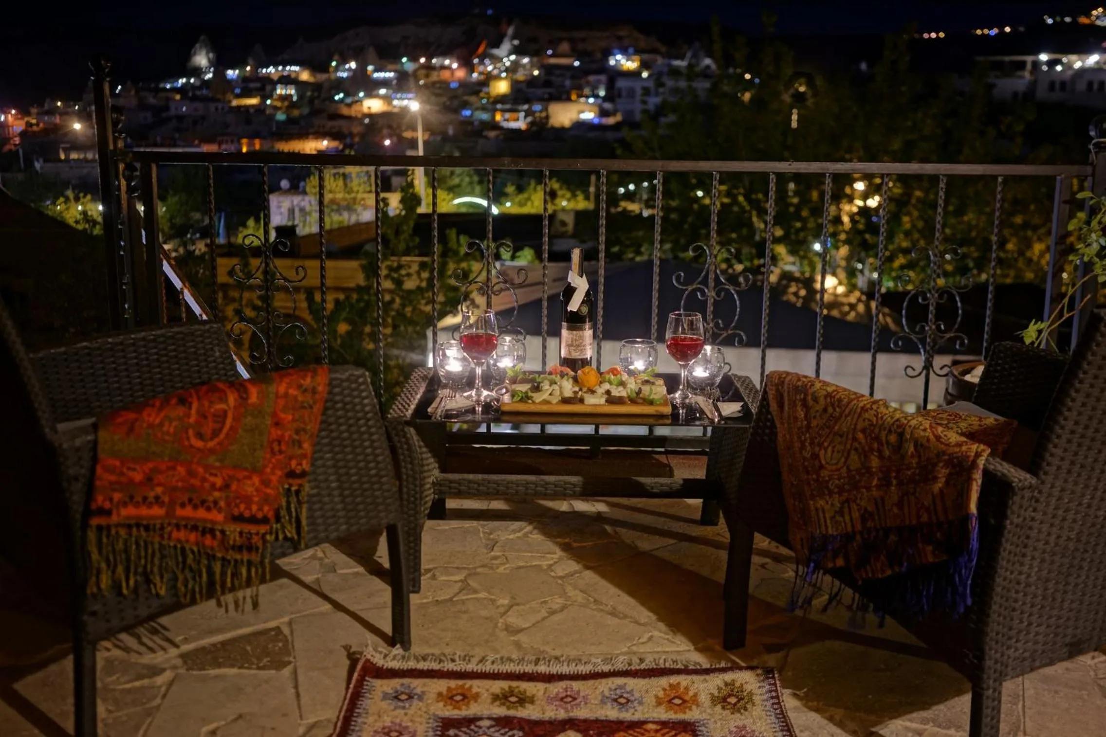 Balcony/Terrace in Goreme Valley Cave House