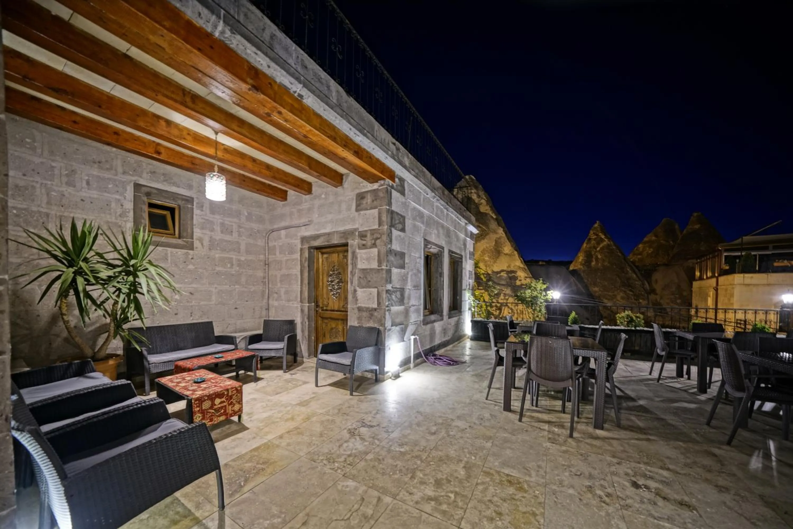 Balcony/Terrace in Goreme Valley Cave House