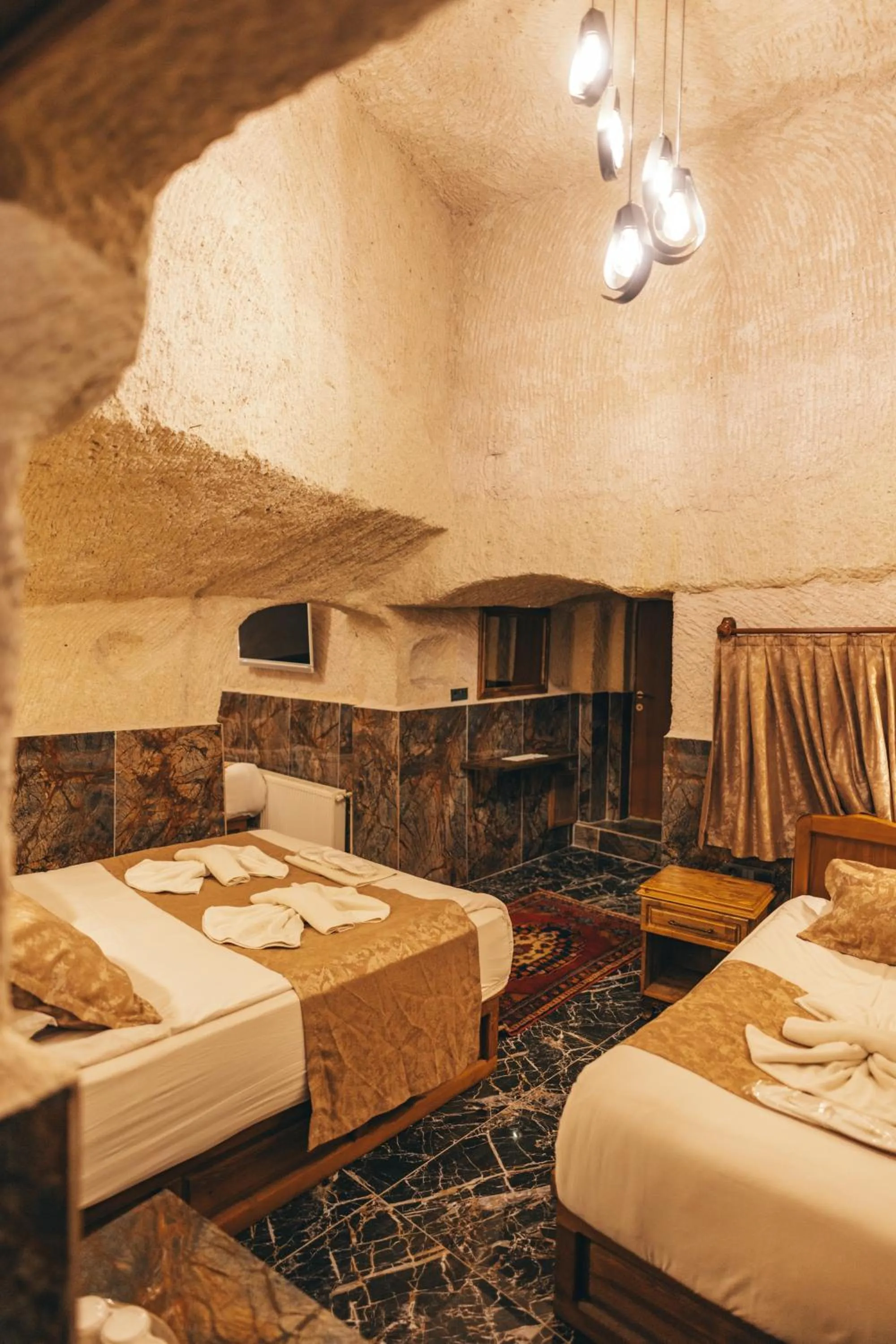 Bed in Goreme Valley Cave House