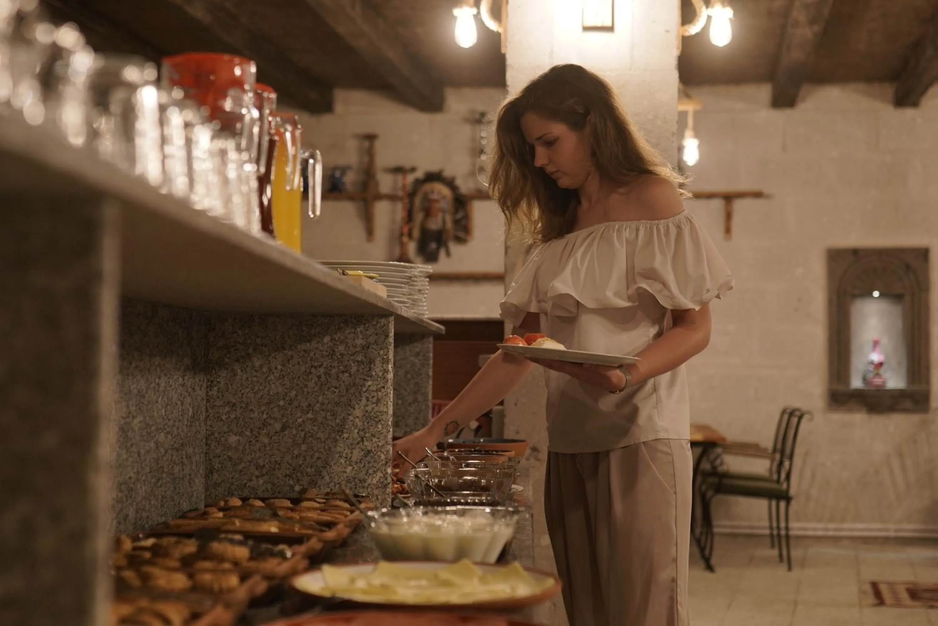 Buffet breakfast in Goreme Valley Cave House
