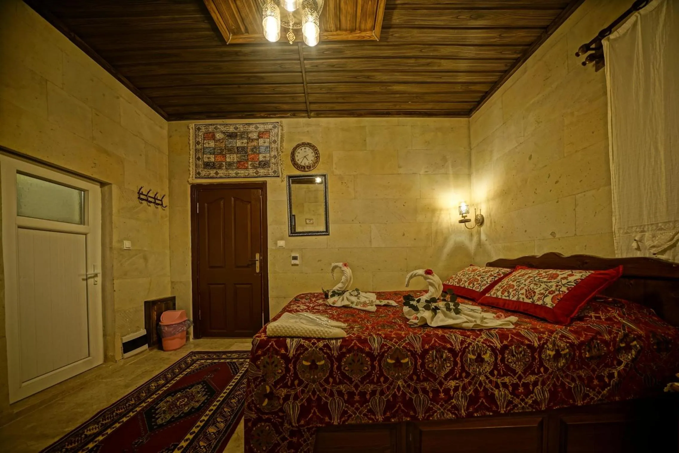 Bedroom, Bed in Goreme Valley Cave House