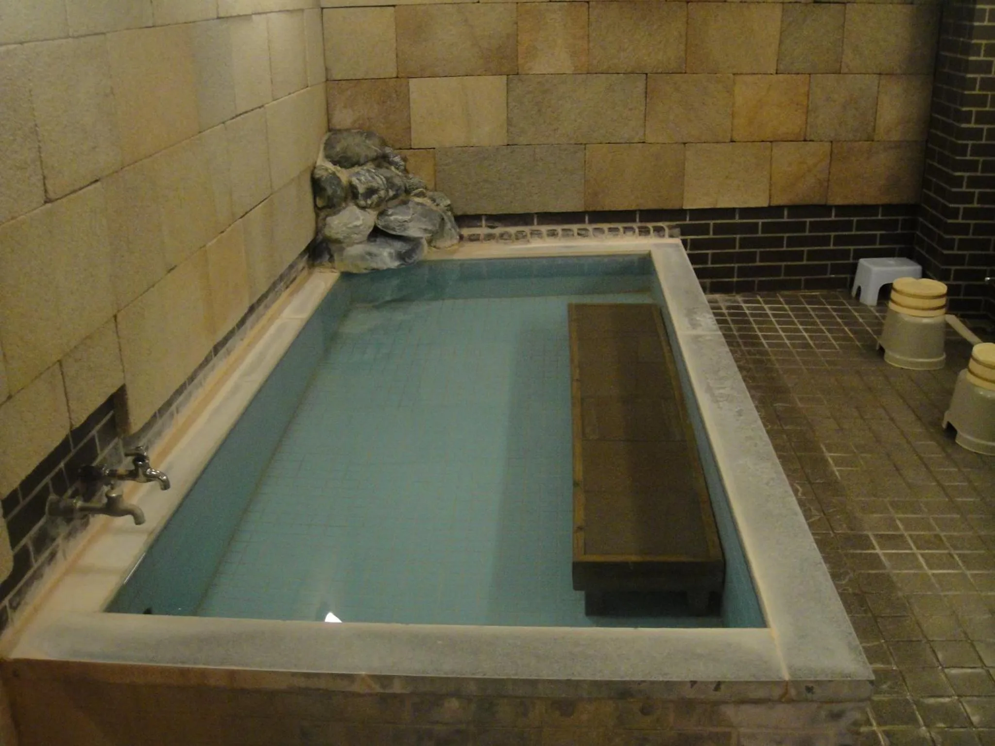Hot Spring Bath in Hakuba Hotel Hana-no-Sato
