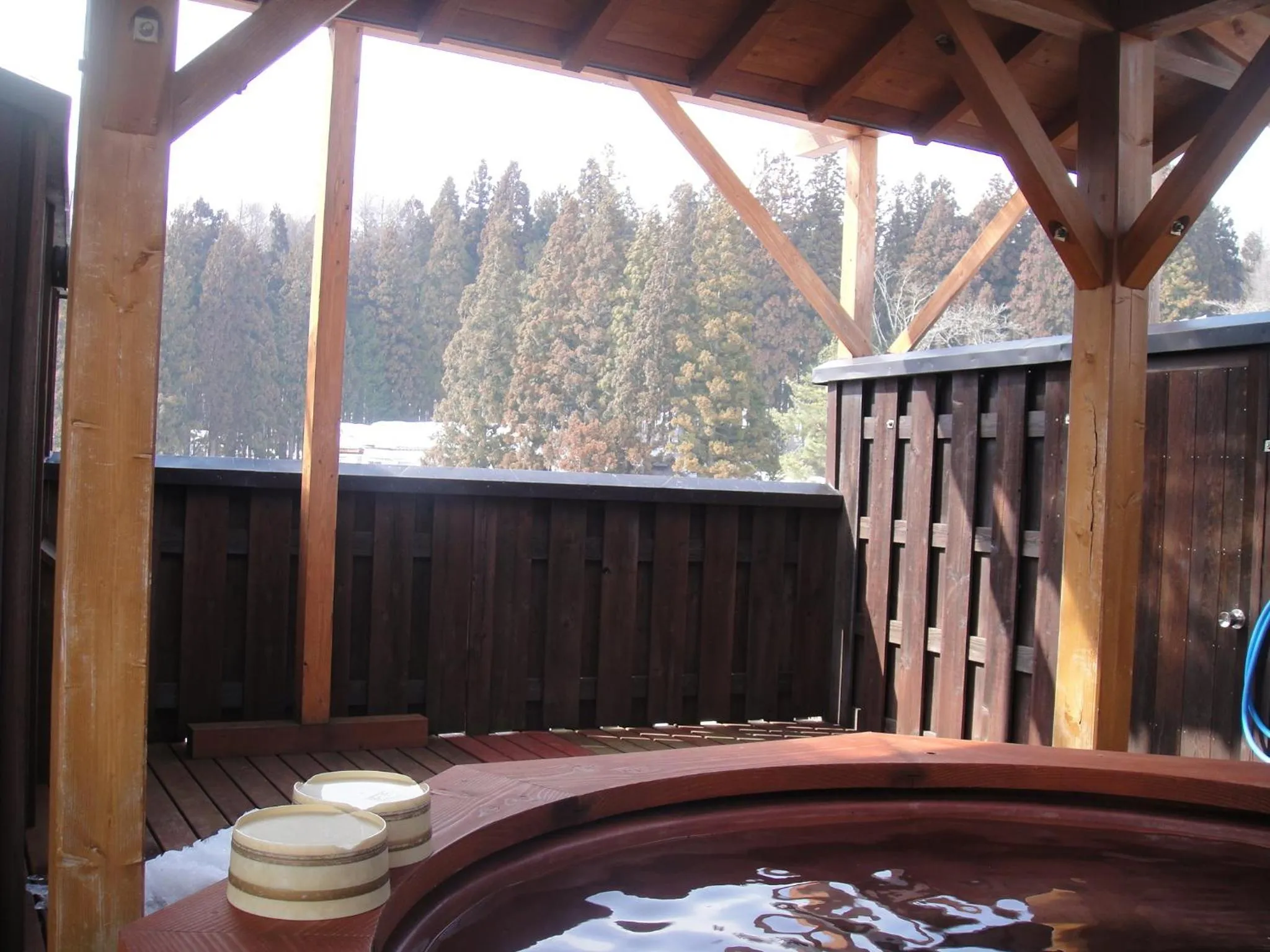 Hot Spring Bath in Hakuba Hotel Hana-no-Sato