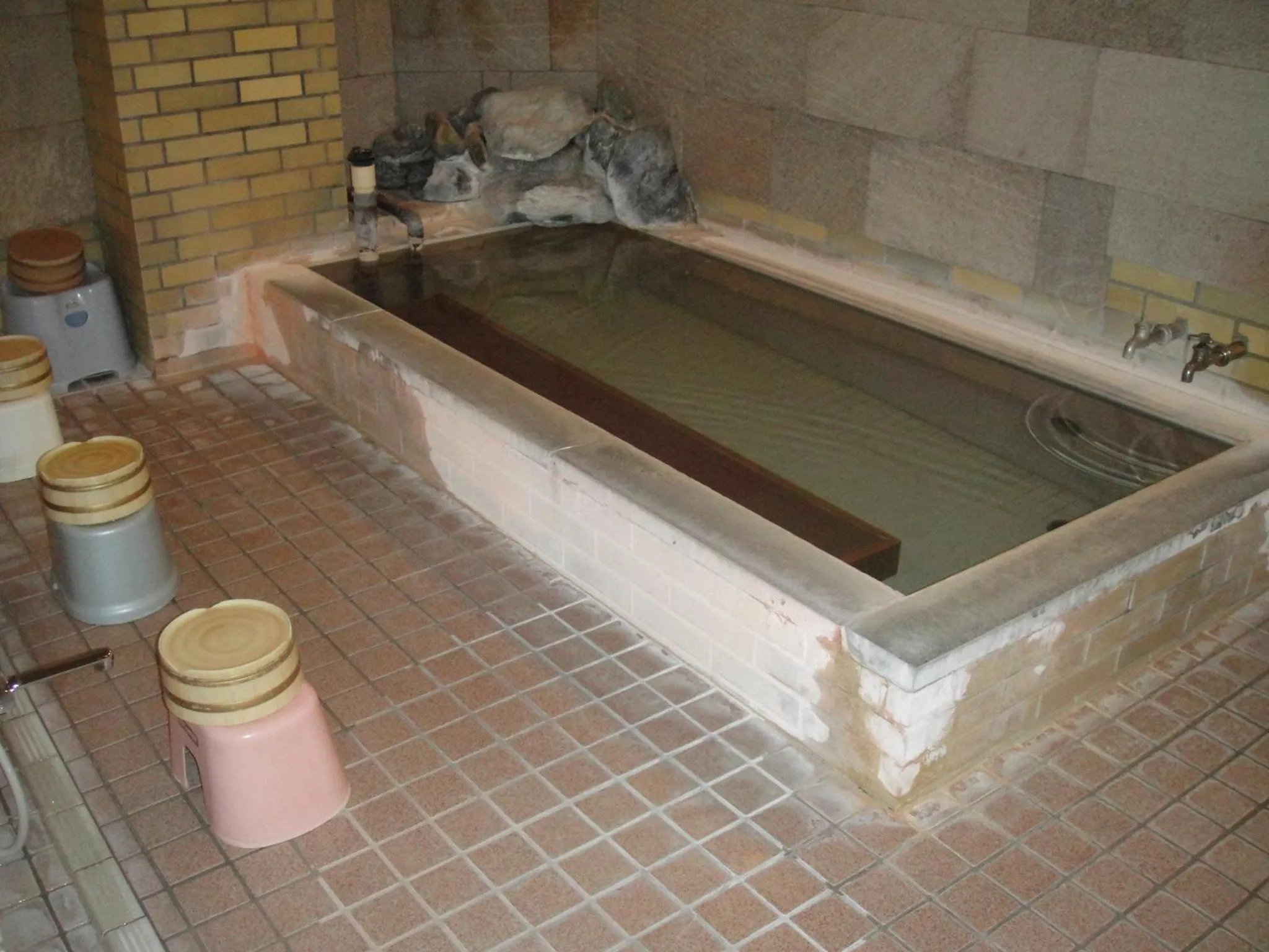 Hot Spring Bath in Hakuba Hotel Hana-no-Sato