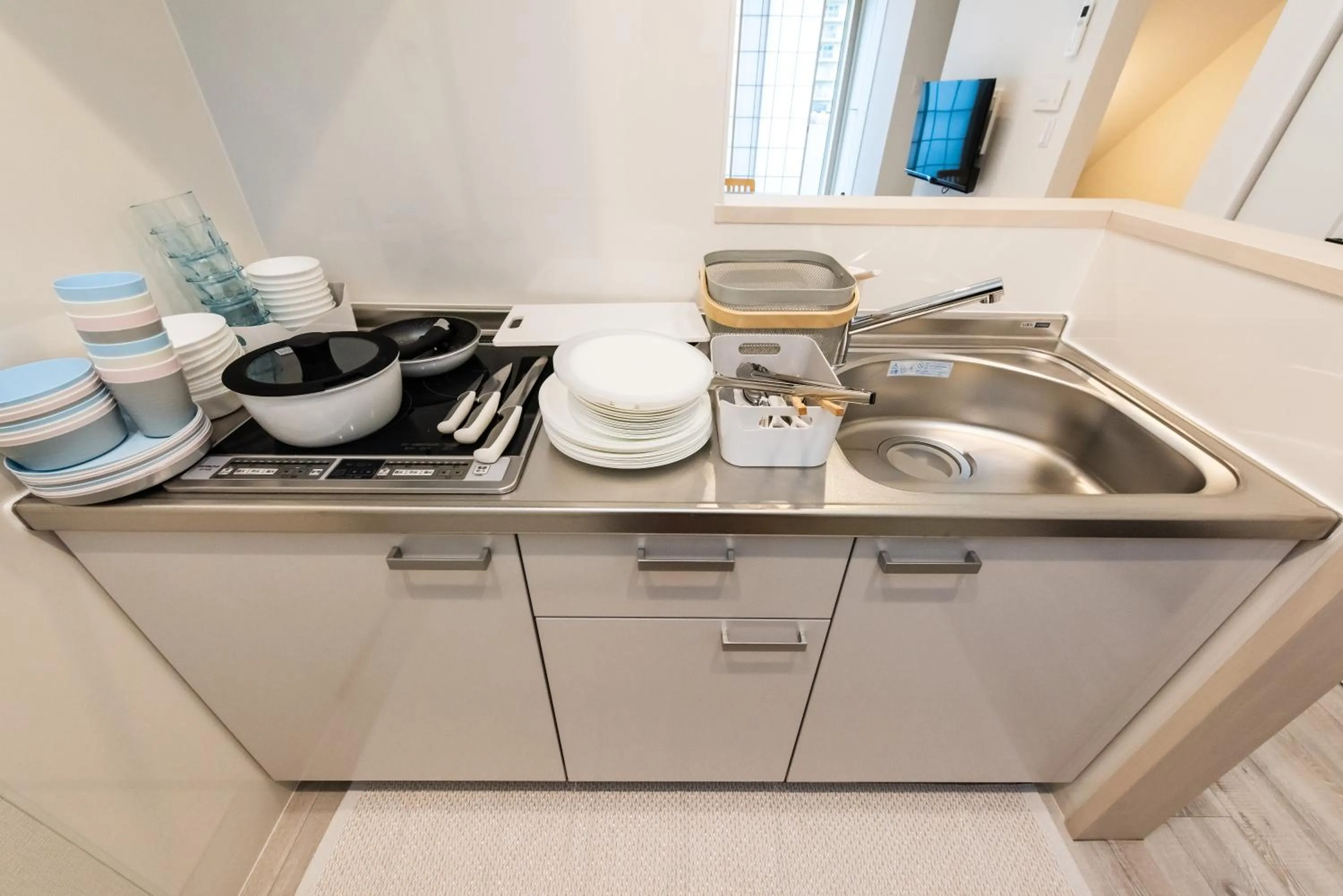 Kitchen or kitchenette in Guest Villa Hakone Yumoto RiverSide