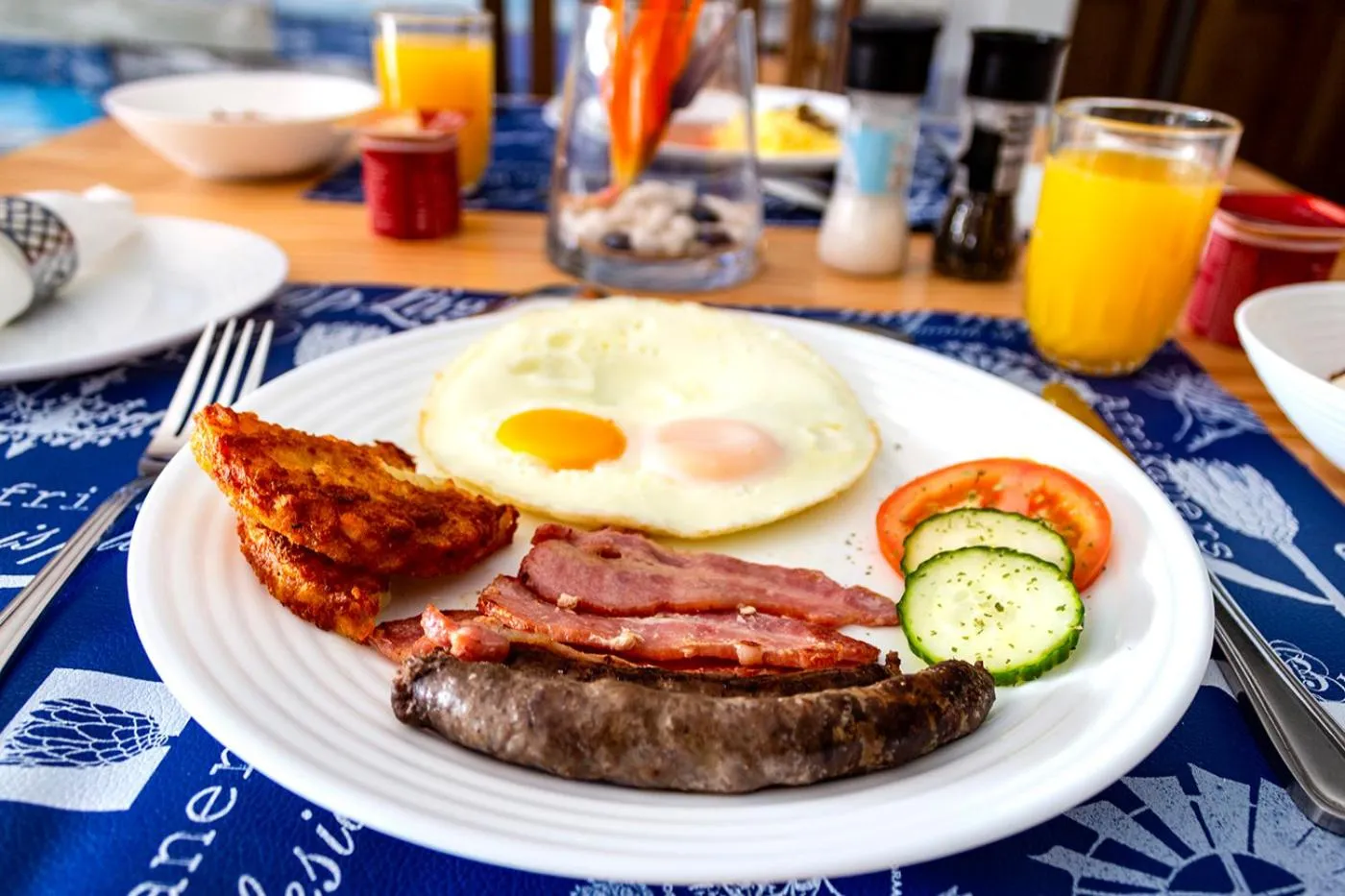 Food close-up in Marlin Lodge St Lucia