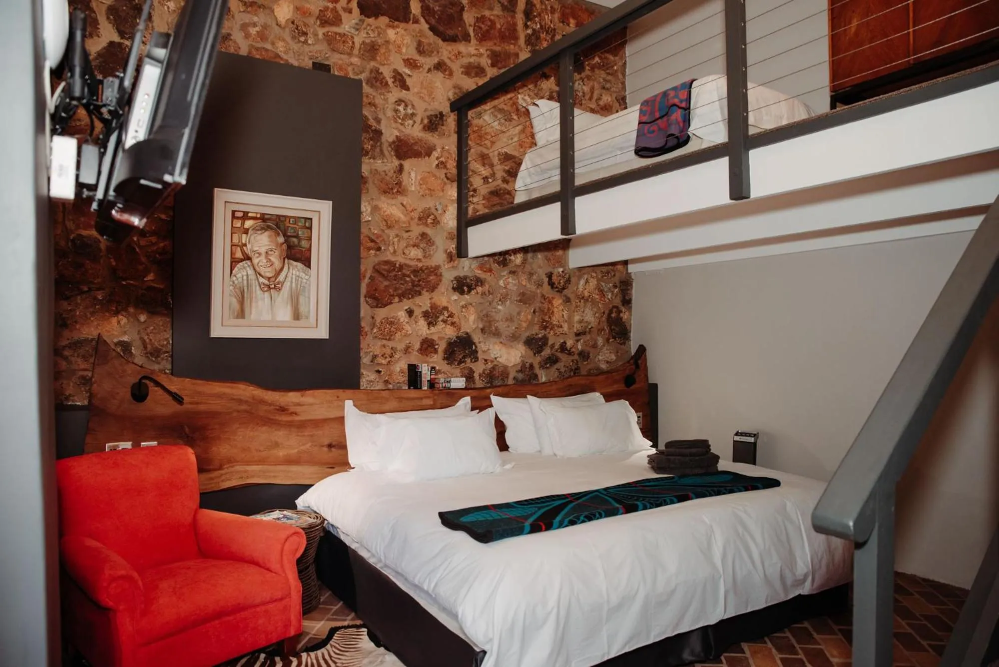 Bedroom, Bed in Bastion House